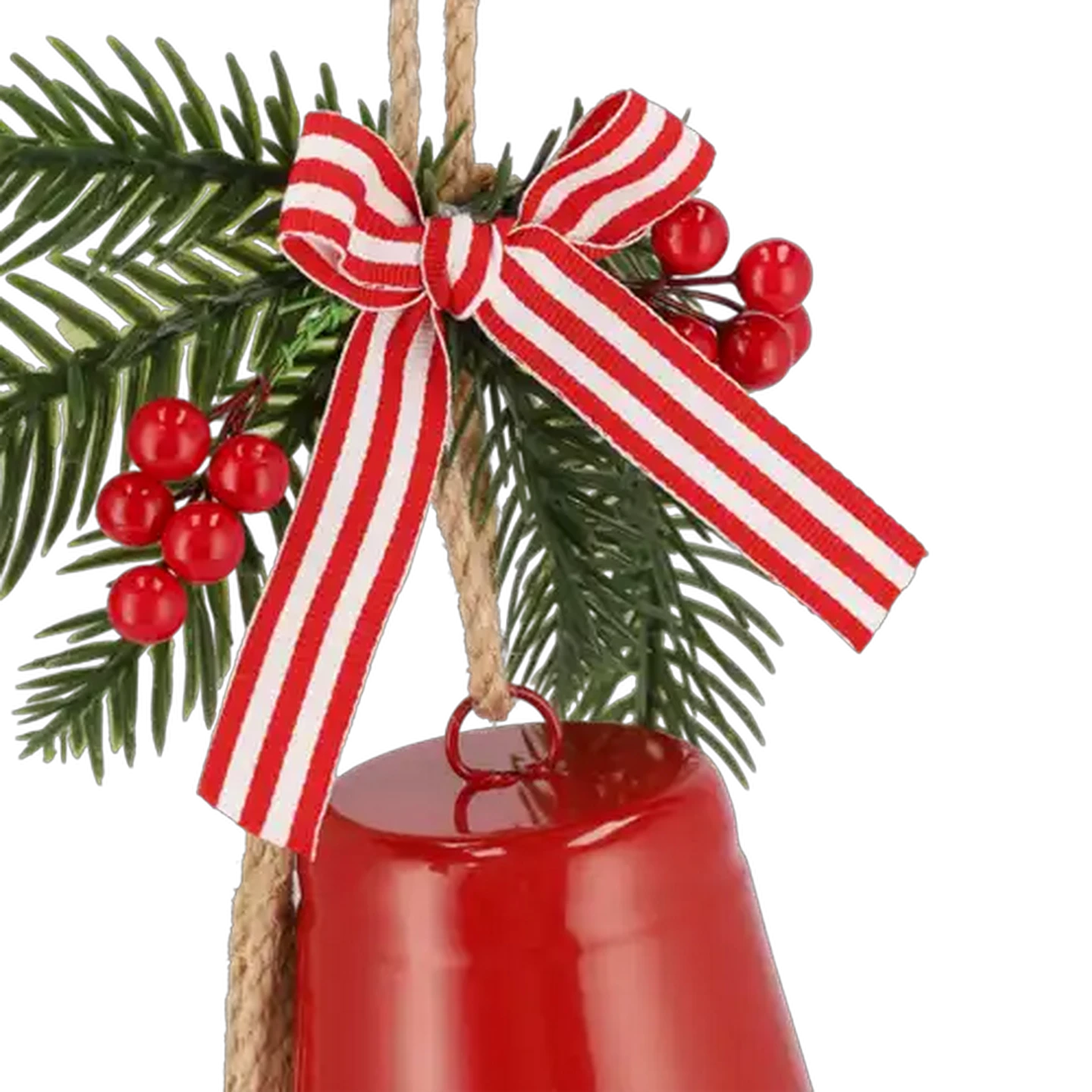 Image of Santa's Choice Hanging Christmas Bells 43cm 3-Pack (Colour May Vary)