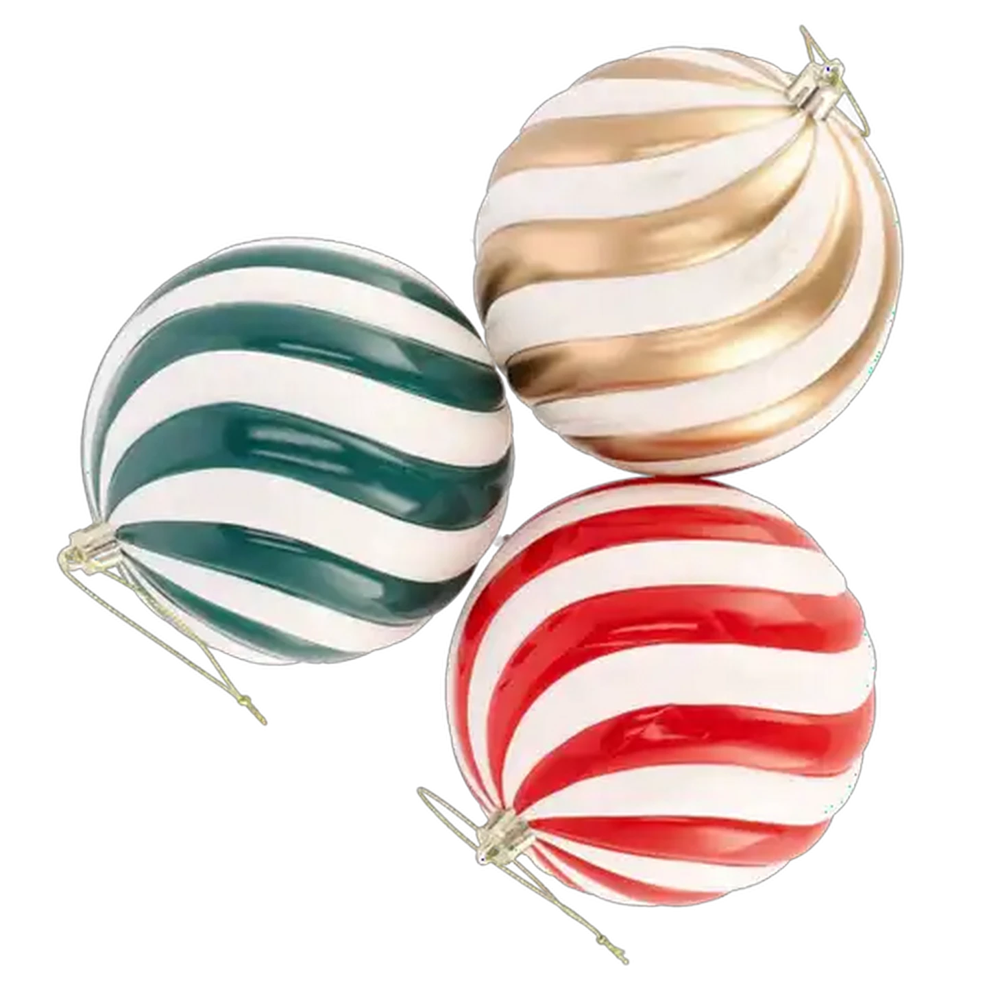 Image of Santa's Choice Christmas Baubles 10cm 9-Pack