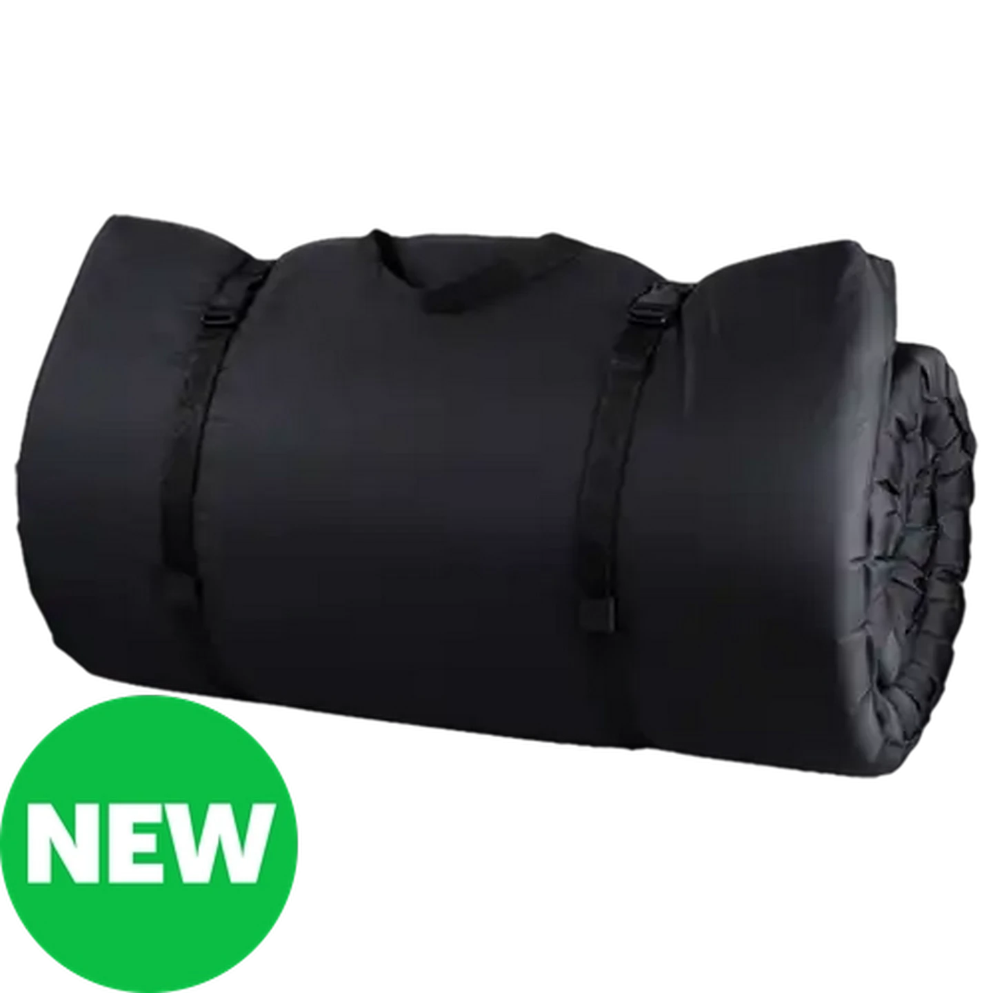 Image of Campmor Outdoor Black Roll-Up Canvas Mattress (700mm x 1950mm x 70mm)