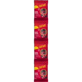 SAFARI Berry Chews 4 x 32g