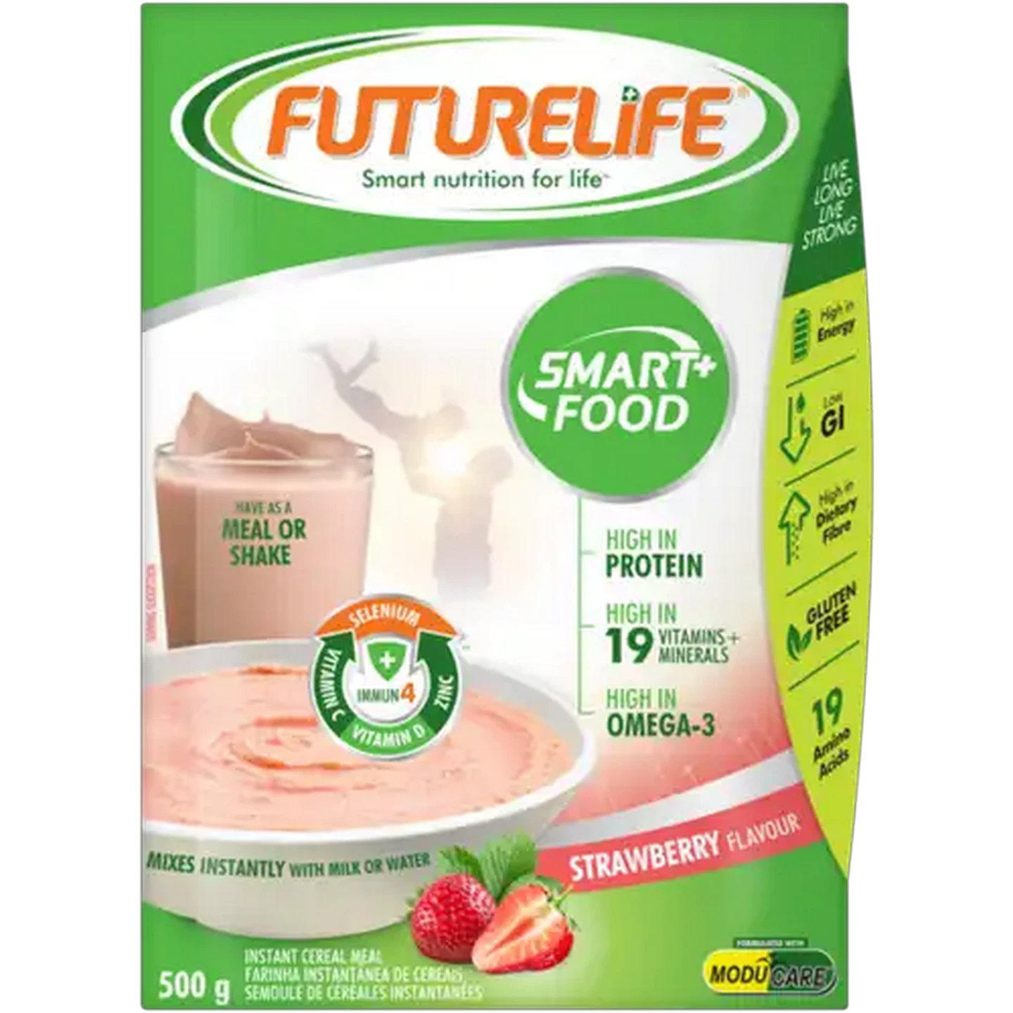 Image of FUTURELIFE Smart Food Strawberry Flavoured Cereal 500g