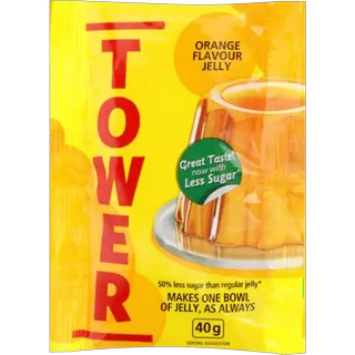 TOWER Greengage Flavoured Jelly 40g (Flavour May Vary)