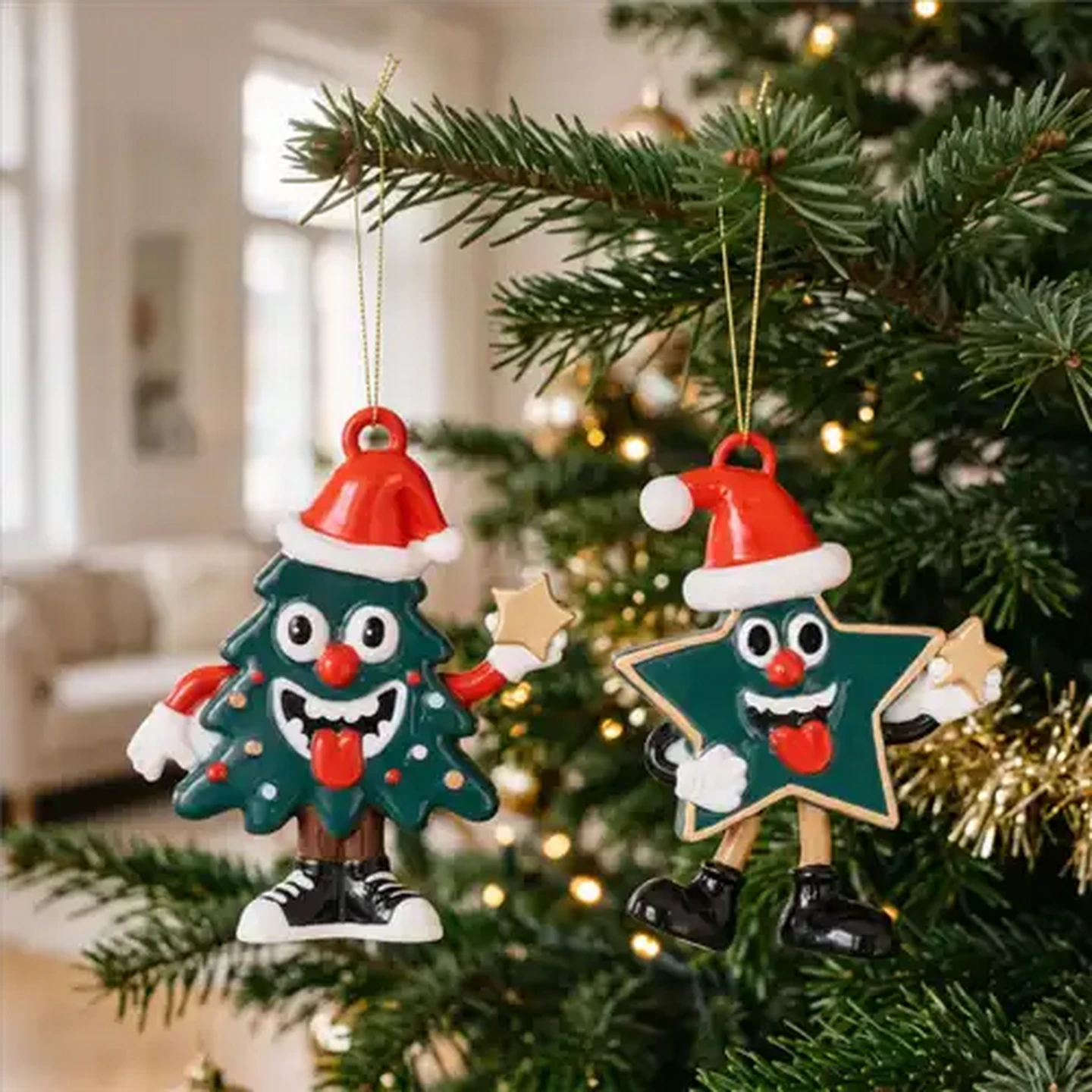 Image of Santa's Choice Cookie Man Christmas Tree Decoration (Design May Vary)