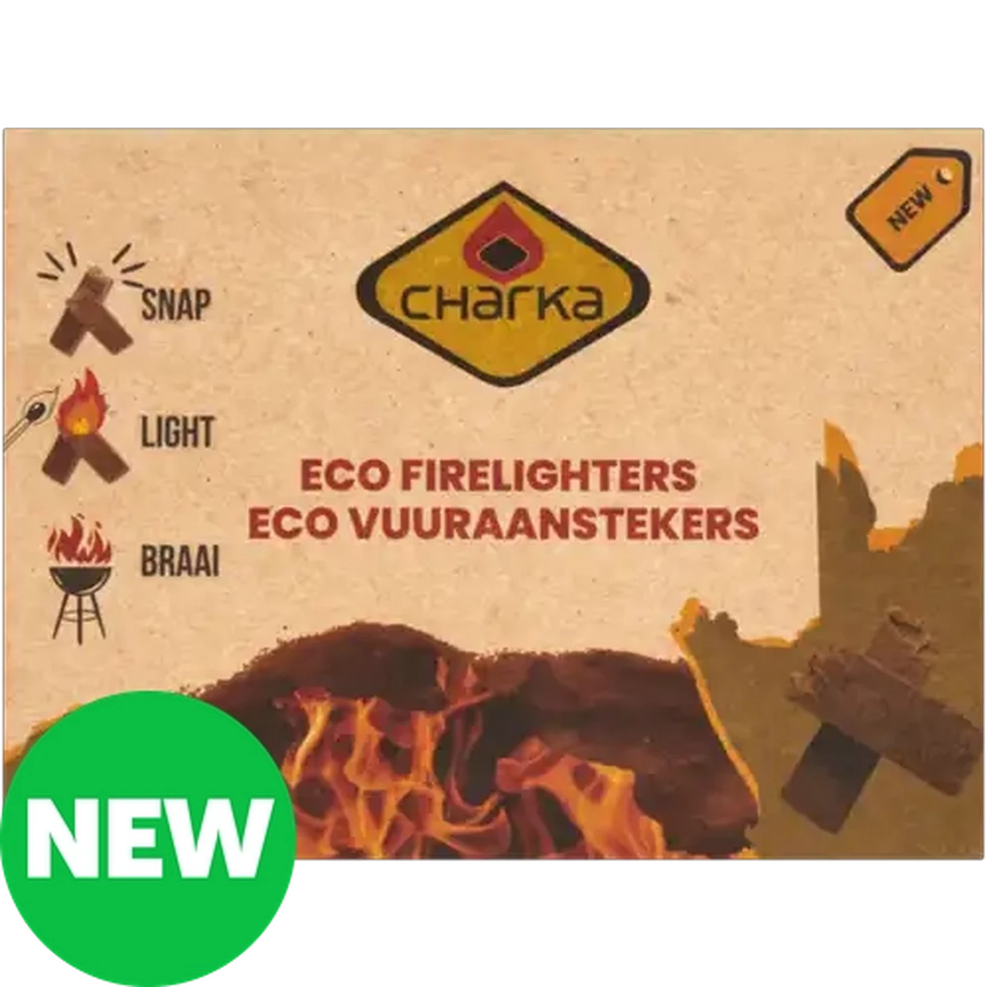 Image of Charka Eco Firelighters 10-Pack 