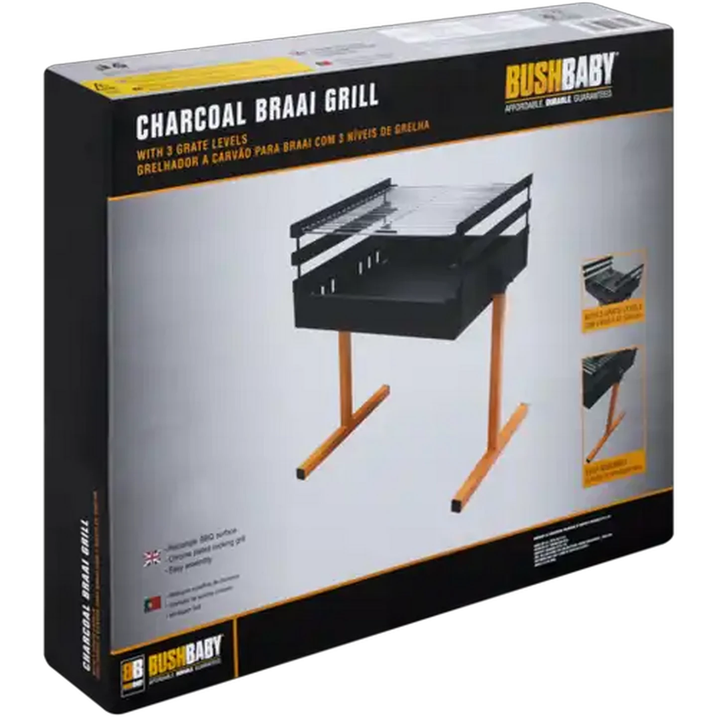 Image of Bush Baby Charcoal Braai Grill With Stand