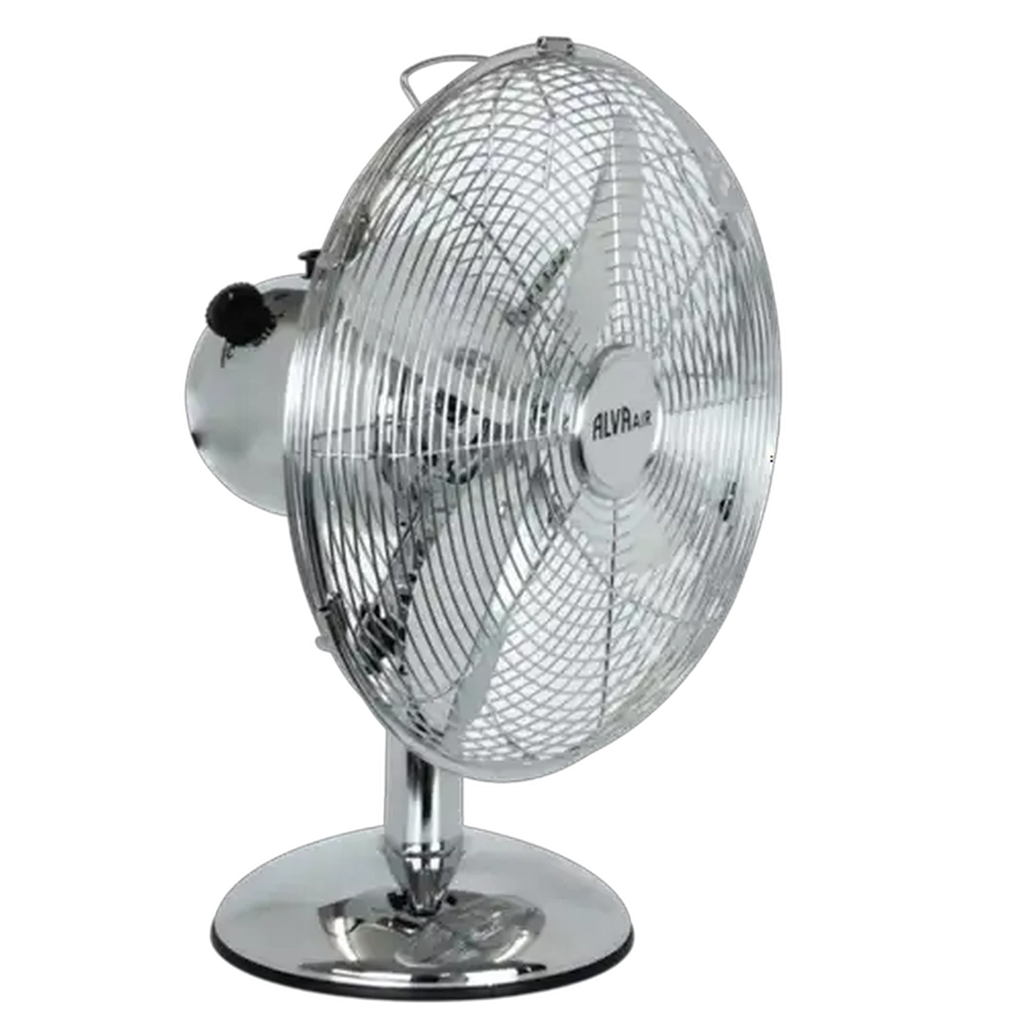 Image of Alva Air Chrome Metal Desk Fan 35W (30cm)