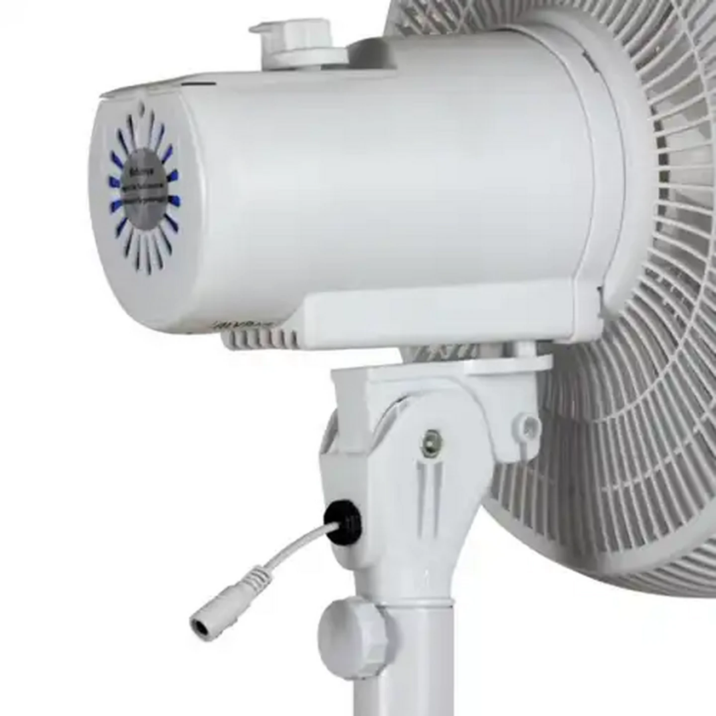 Image of Alva Air White Rechargeable Pedestal Fan 15W (30cm)