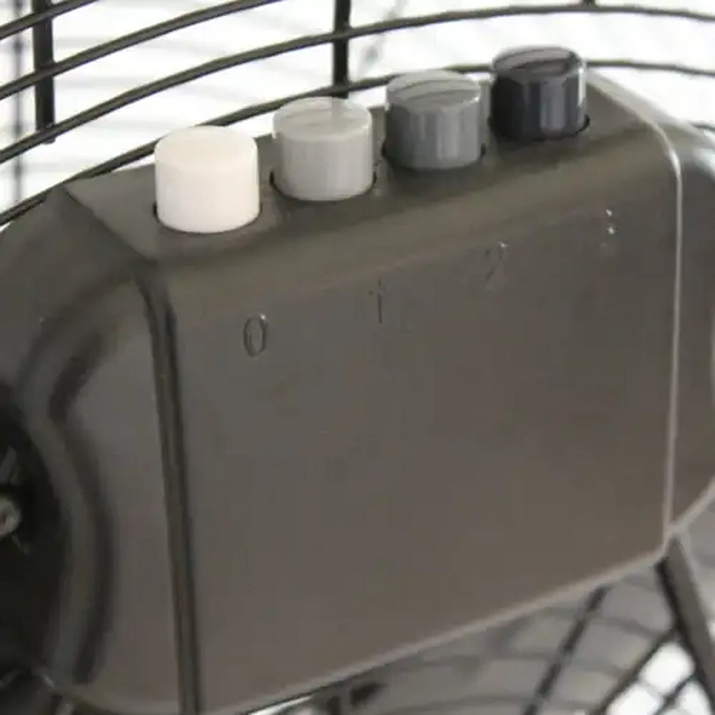Image of Alva Air Black Industrial Stand Fan 110W (45cm)