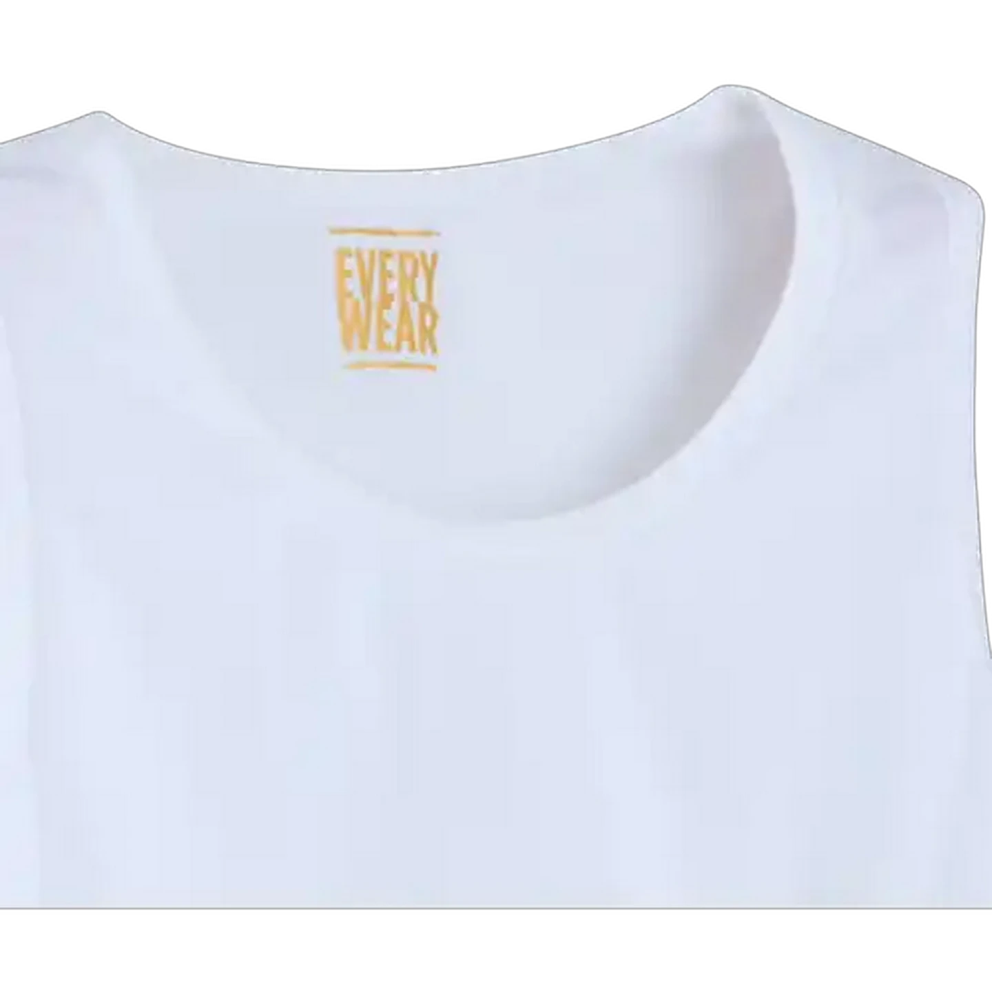 Image of Every Wear White Ladies Basic Vest Large