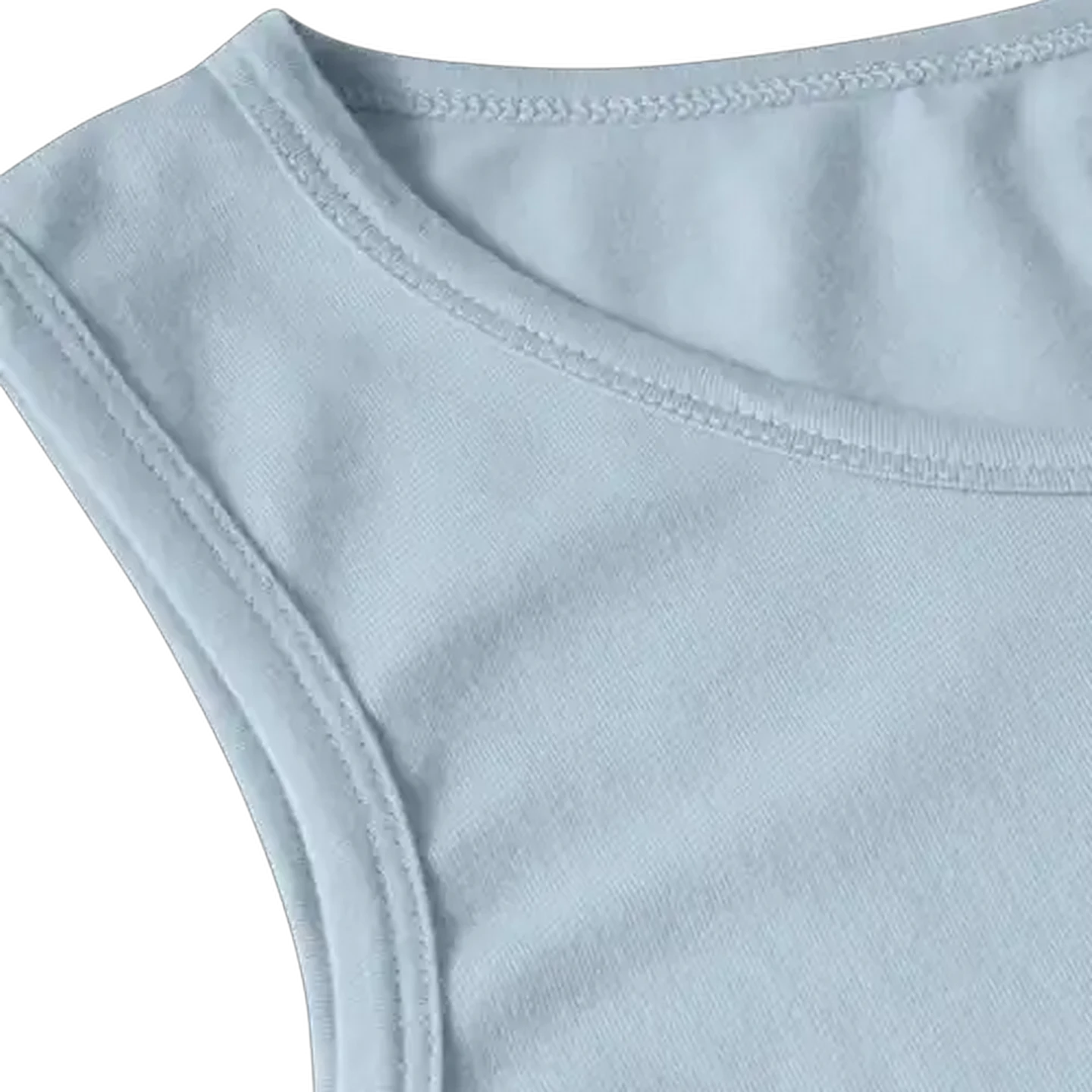 Image of Every Wear Ladies Light Grey Basic Vest Small