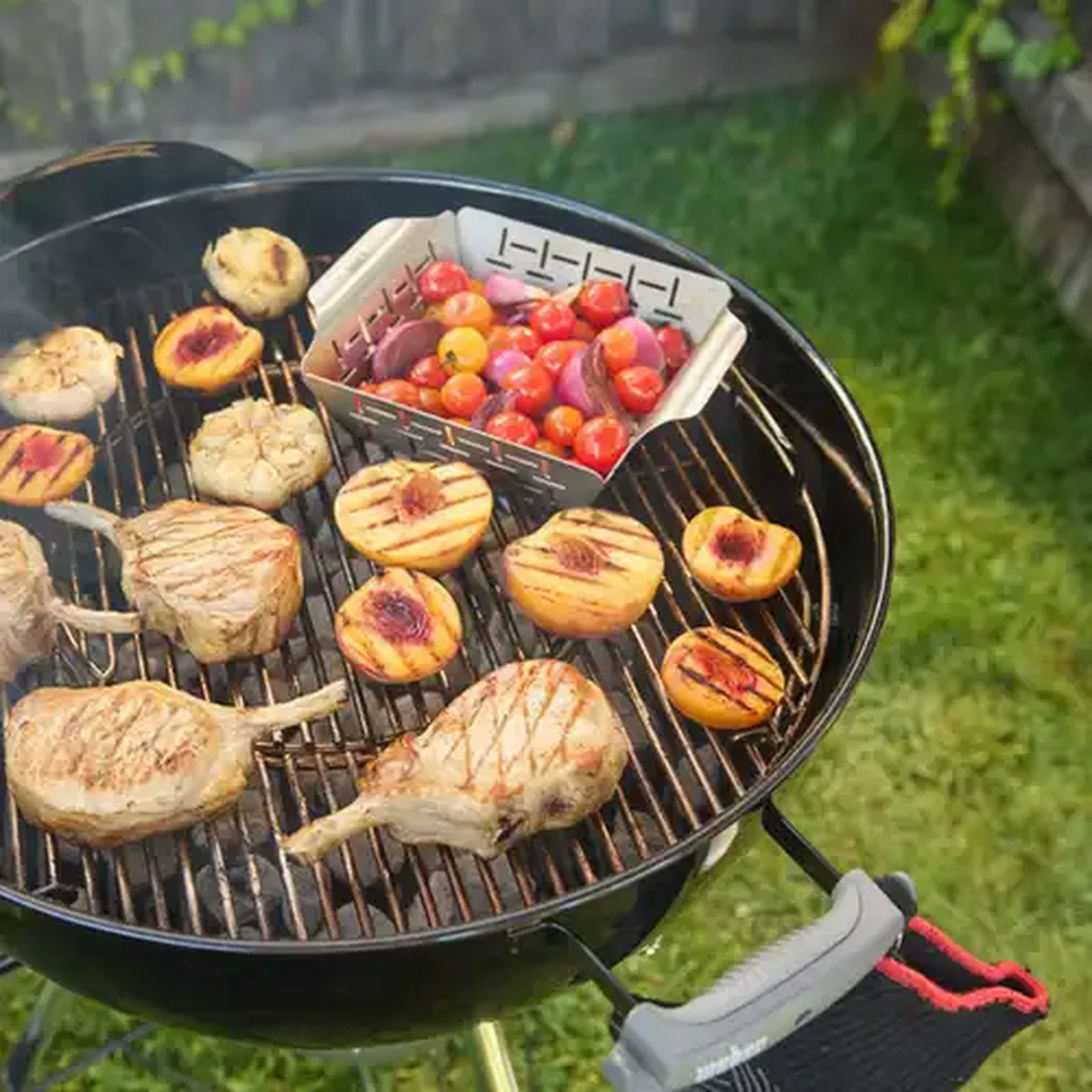 Image of Weber Black Premium Kettle Charcoal Braai 57cm
