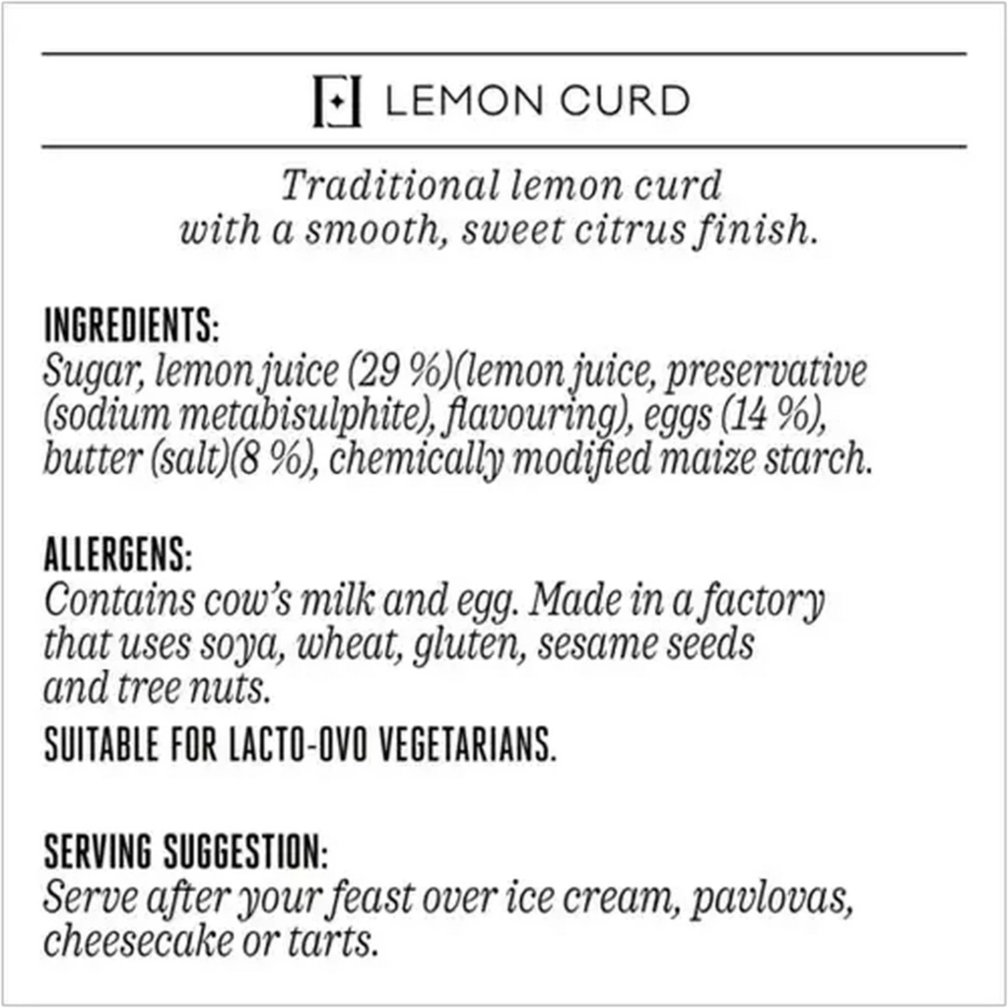 Image of Forage And Feast Lemon Curd 250g 