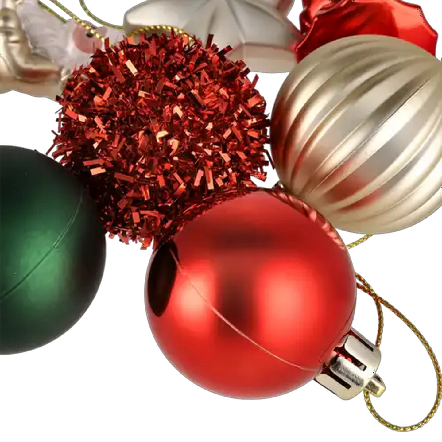 Image of Santa's Choice Christmas Ornament Set 24-Piece (Design May Vary)