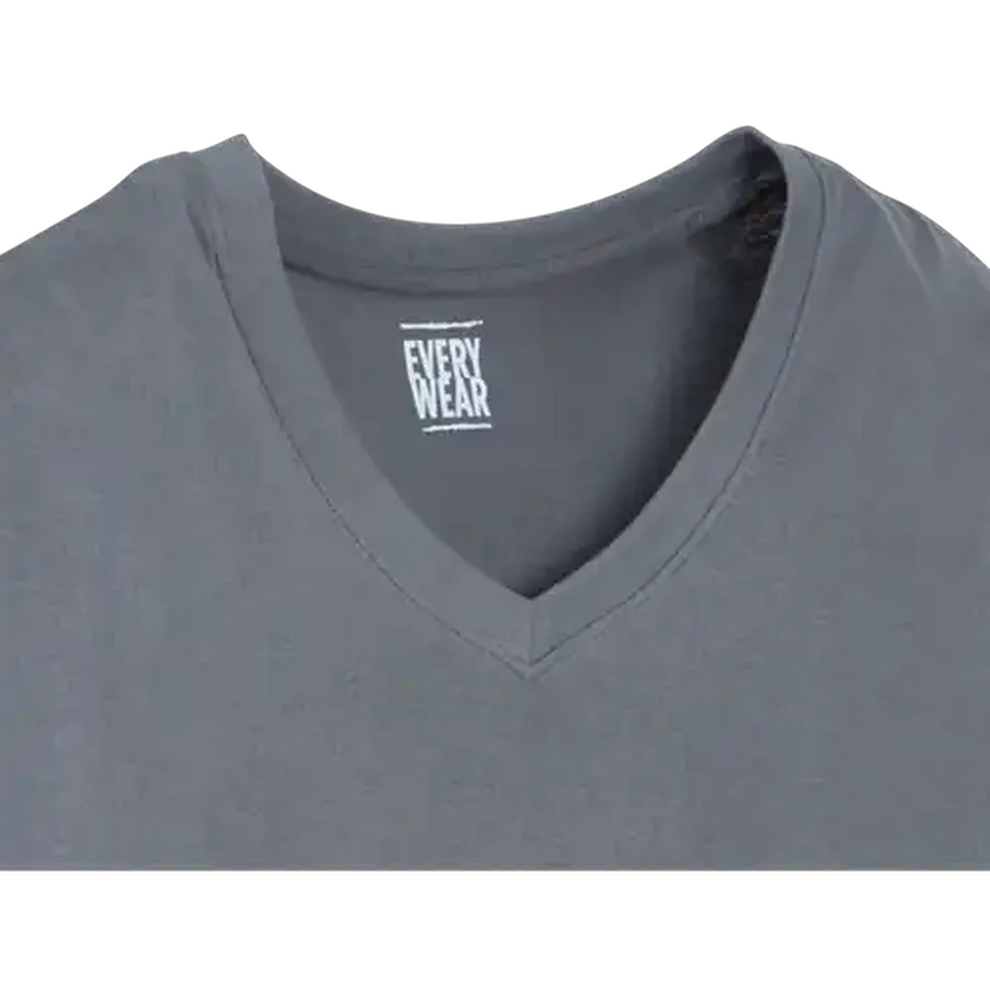 Image of Every Wear Men's Charcoal V-Neck T-Shirt Medium