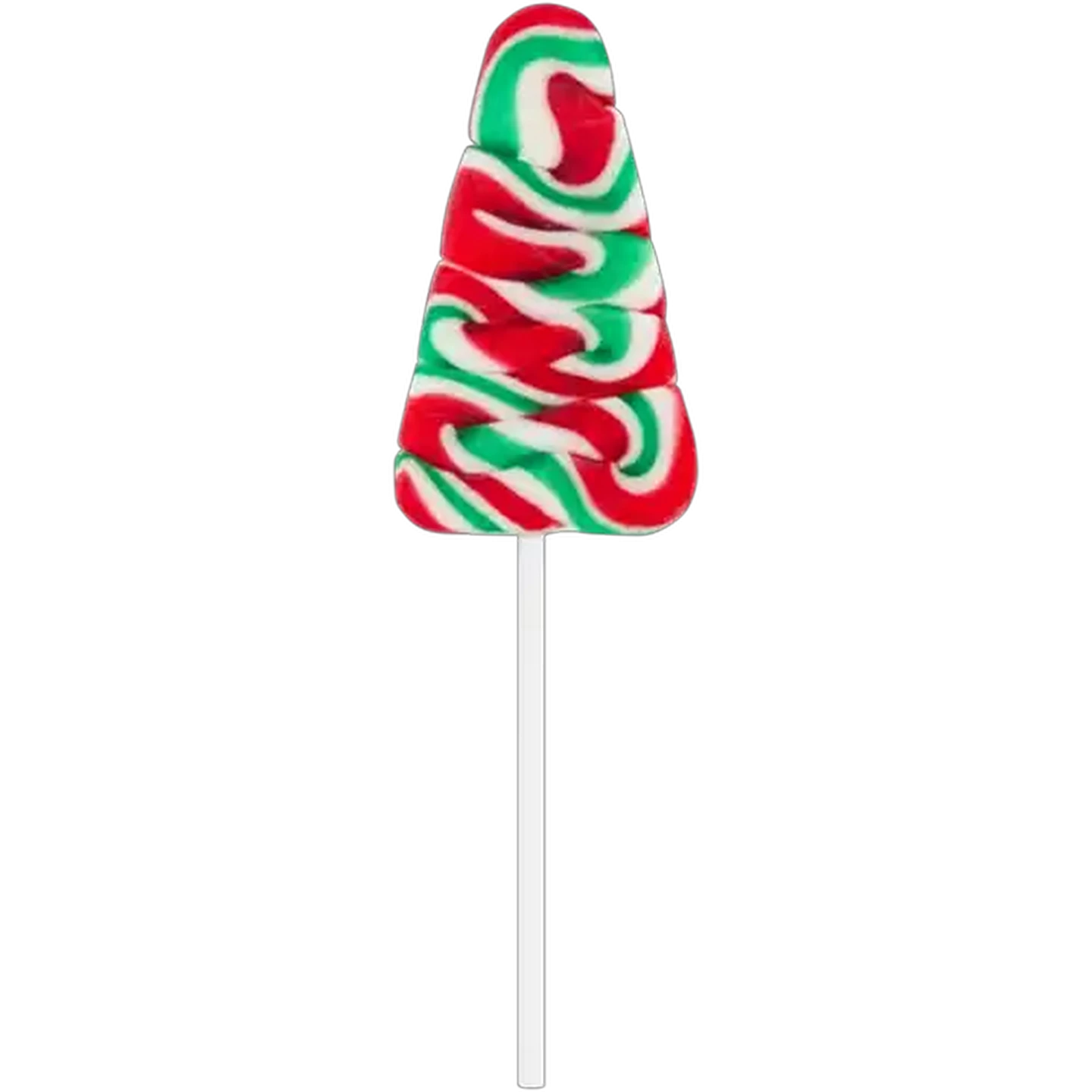 Image of Limited Edition Raspberry Flavoured Festive Christmas Tree Lollies 6-Pack 