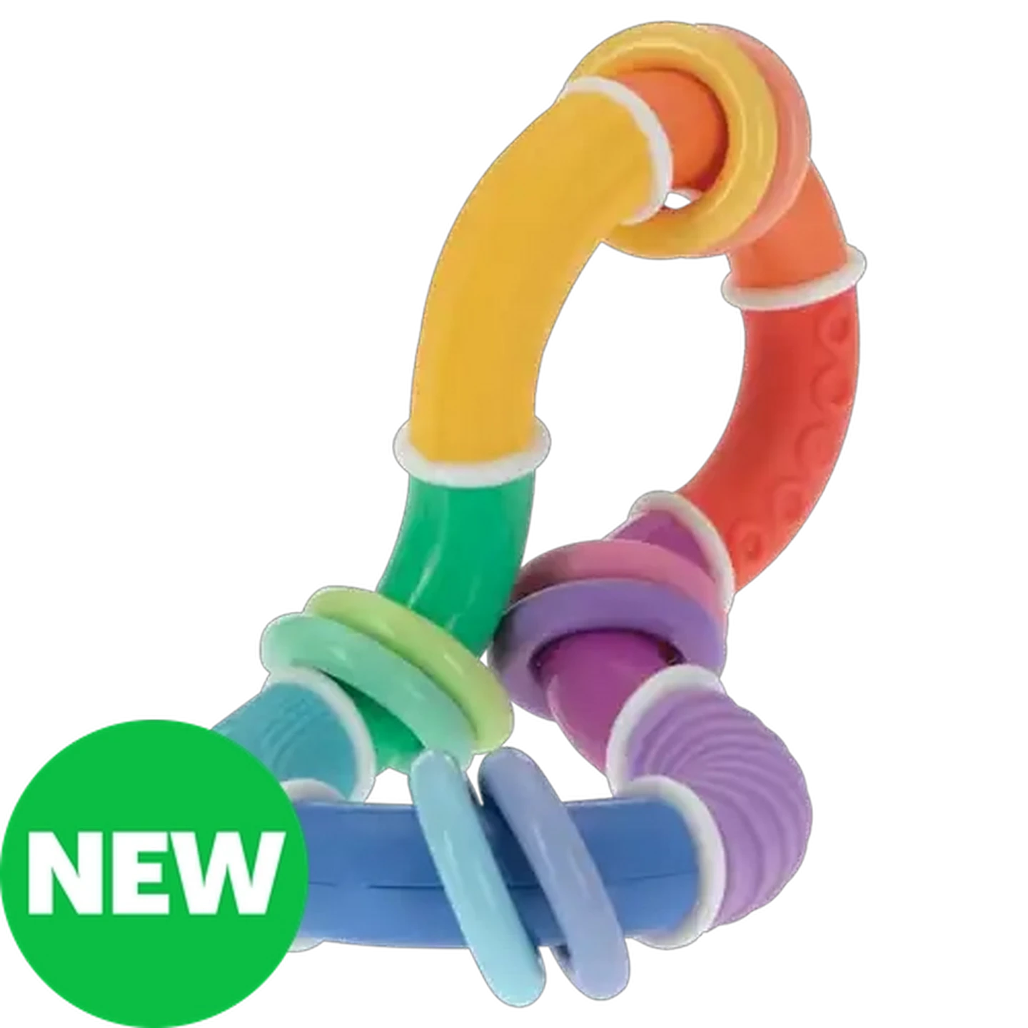 Image of Nuby Twist-A-Ring Teething Rattle 6 Months+