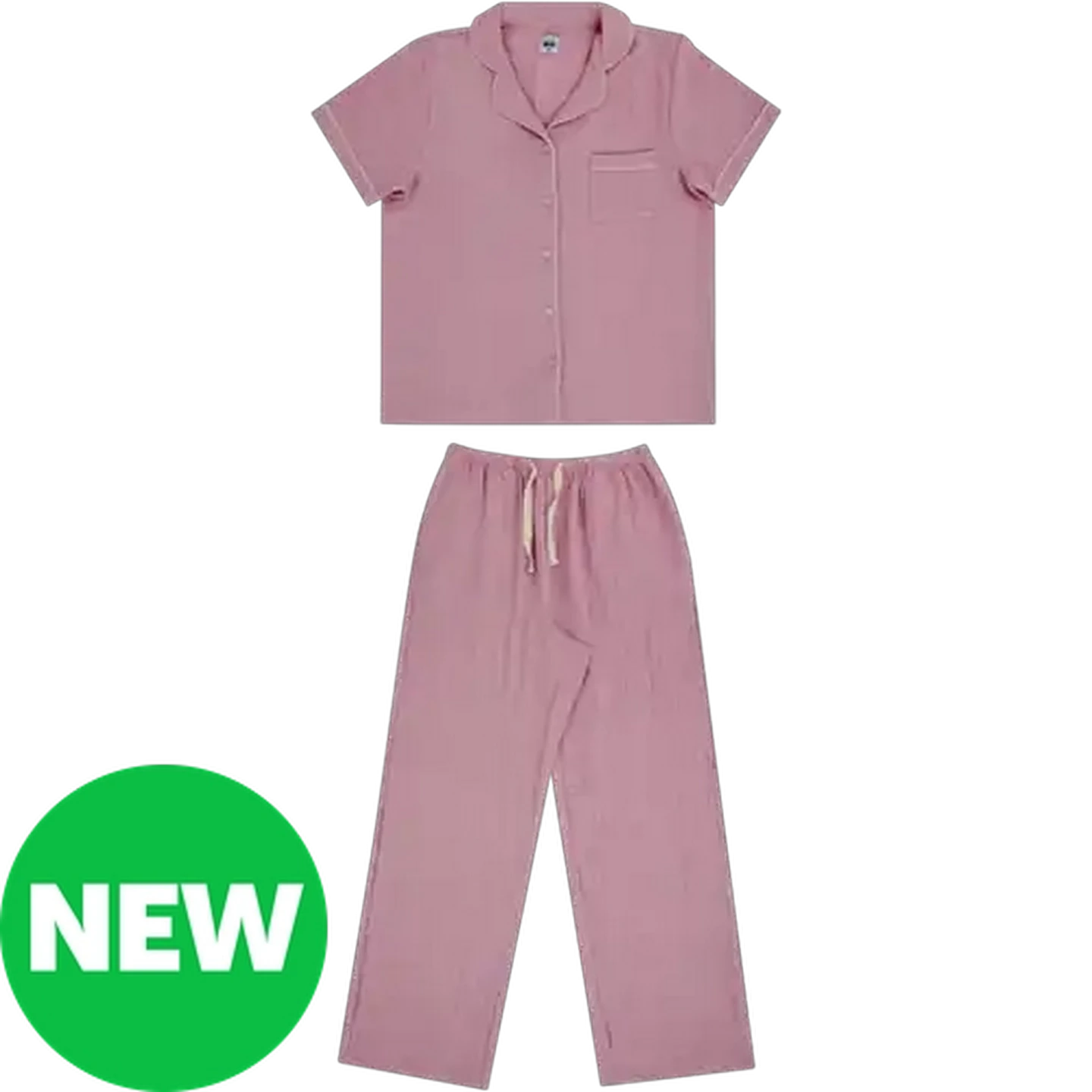 Image of Every Wear Cheese Cloth Sleepwear Set 2 Piece