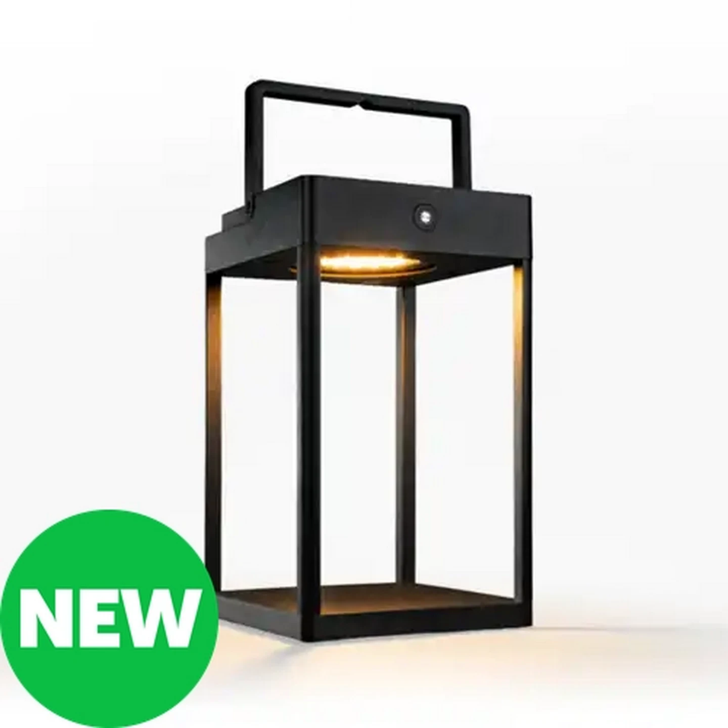 Image of Litehouse Black Metal Solar Lantern
