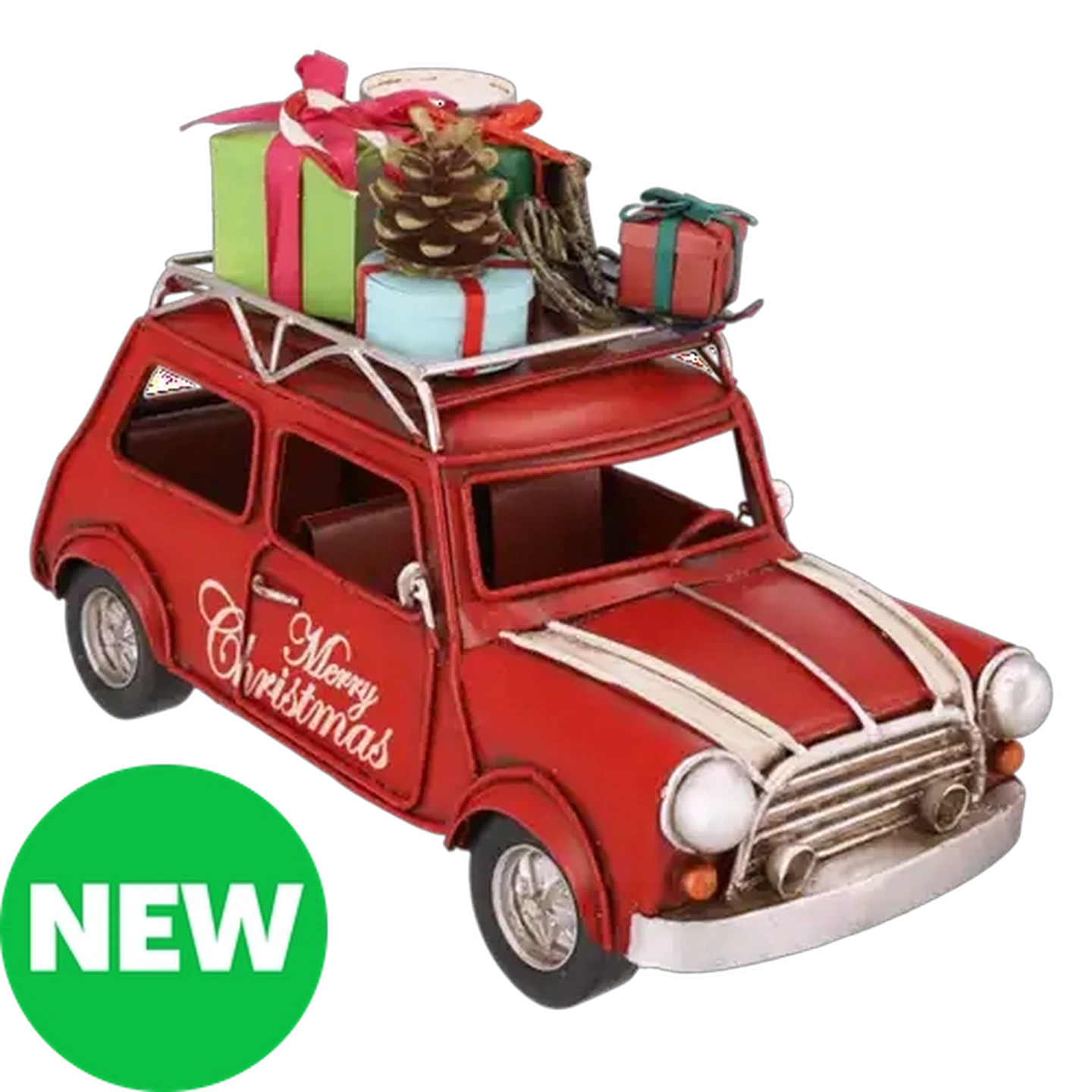 Image of Merry Christmas Car Accessory with Decor 14cm