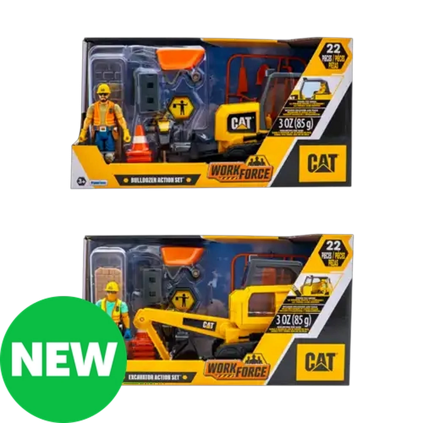 Image of CAT Workforce Construction Action Set 22-Piece (Type May Vary)