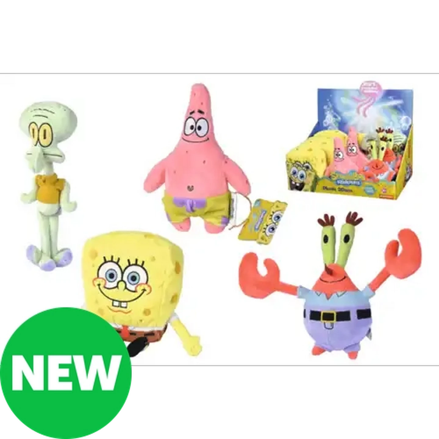 Image of Spongebob Squarepants Plush Toy 20cm (Type May Vary)