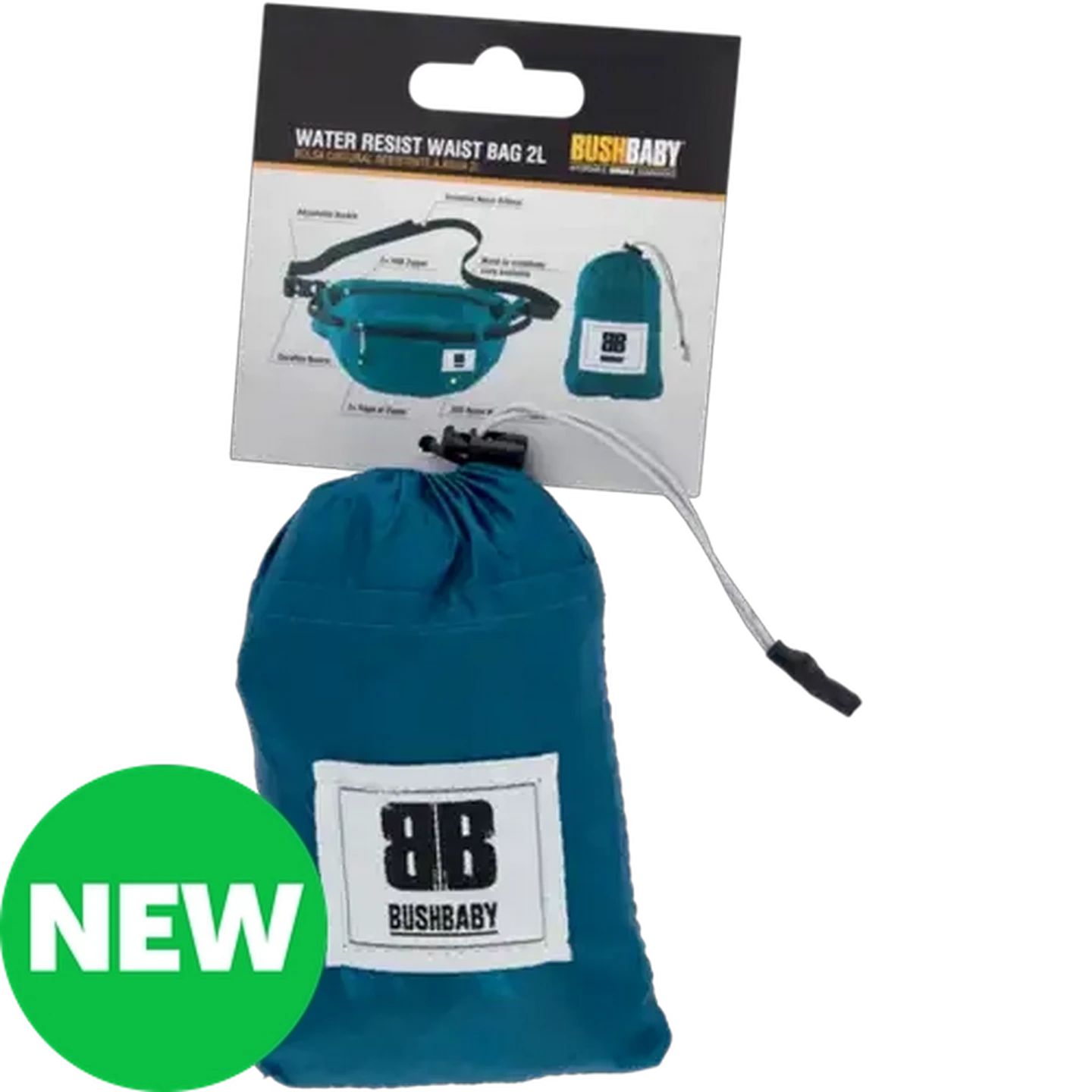 Image of Bush Baby Water Resist Waist Bag 2L 