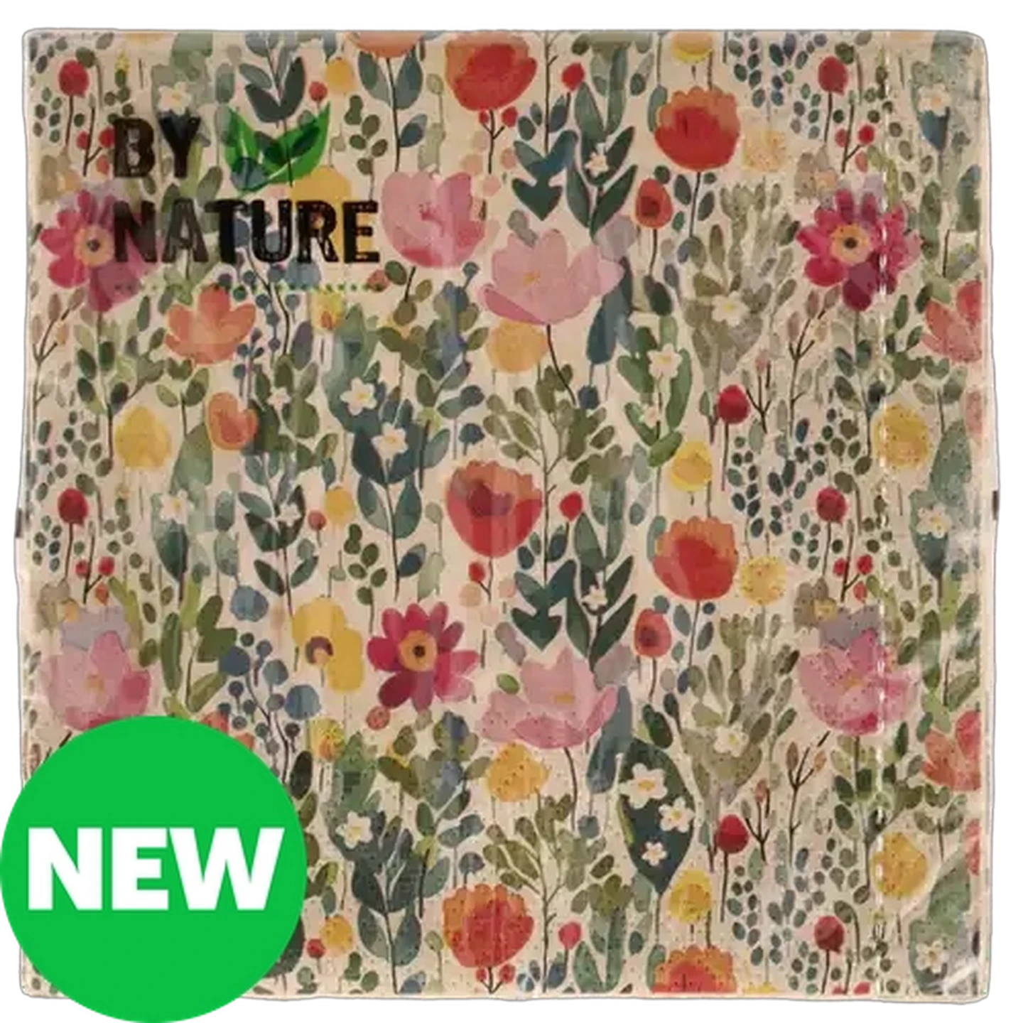 Image of By Nature Water Garden Paper Napkins 3-Ply 33 x 33cm 20-Pack