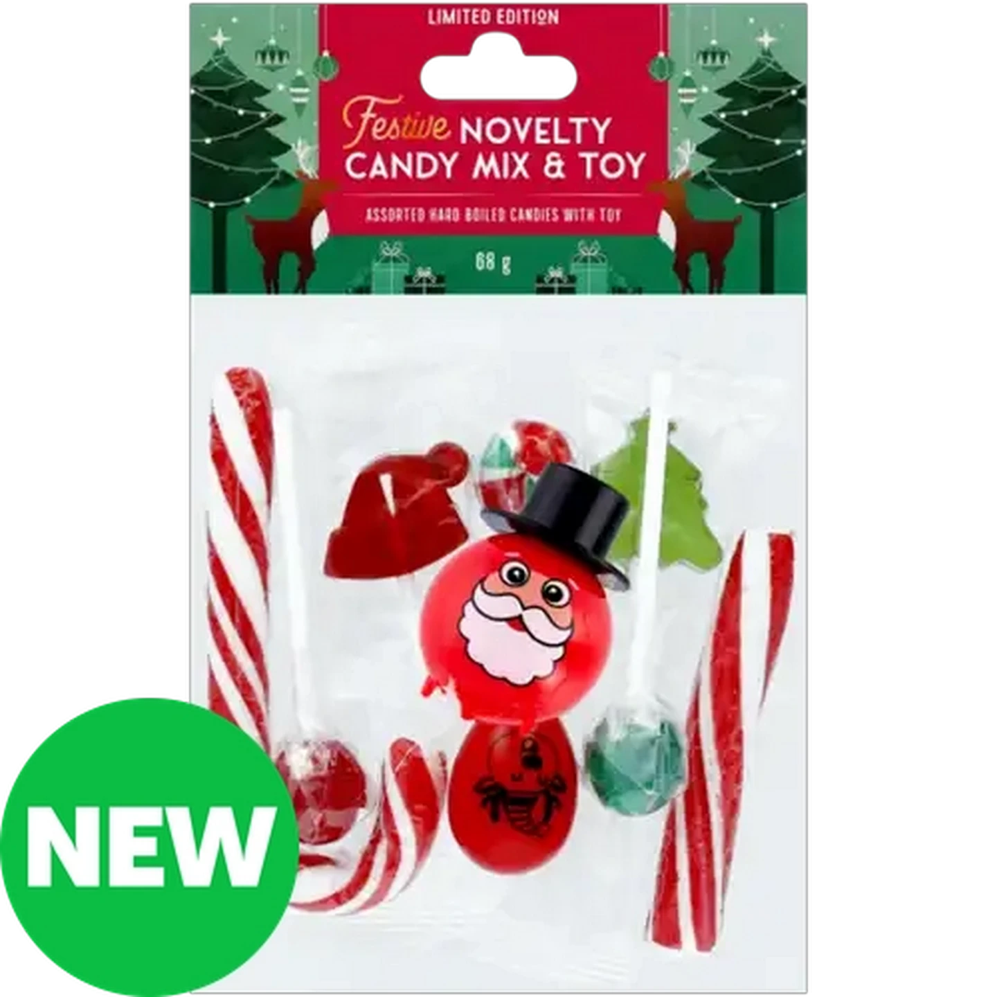 Image of Limited Edition Festive Novelty Candy Mix & Toy 68g 