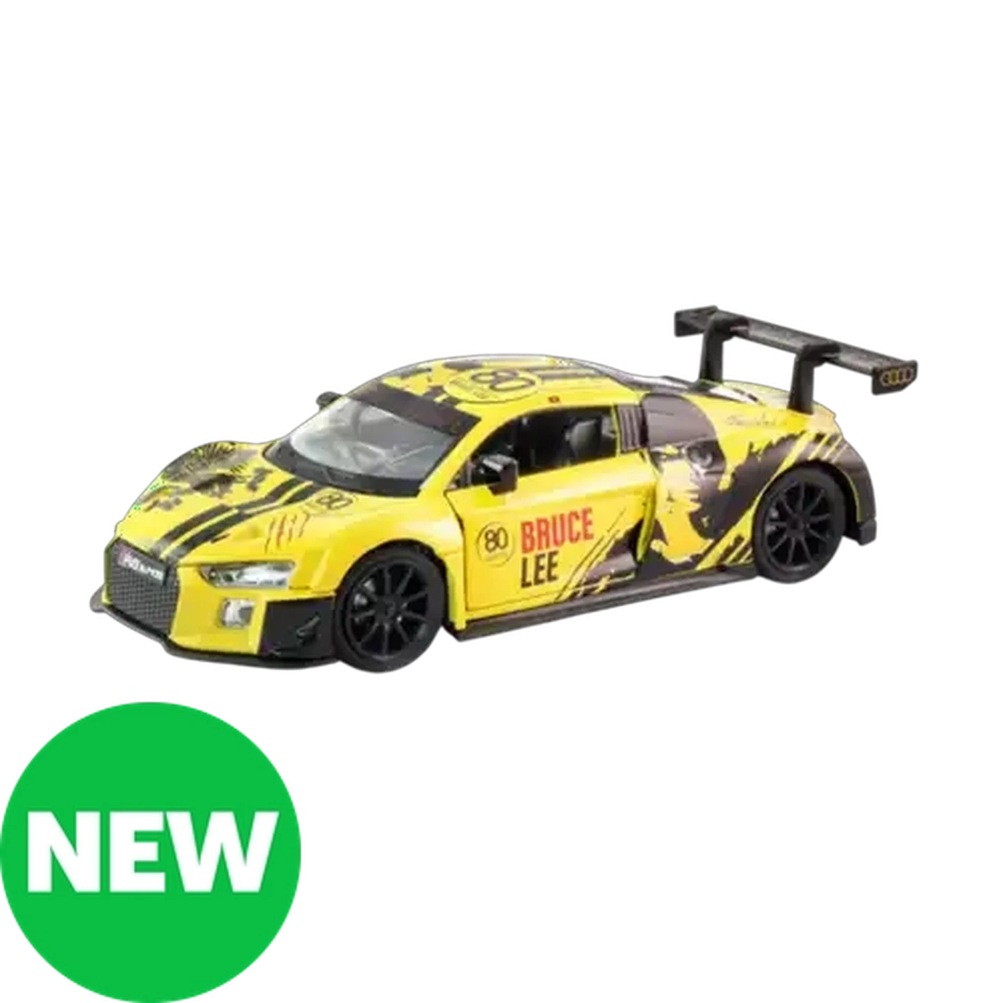 RMZ Hobby Audi R8 LMS Car 1:32 Scale (Bruce Lee 80th Anniversary)