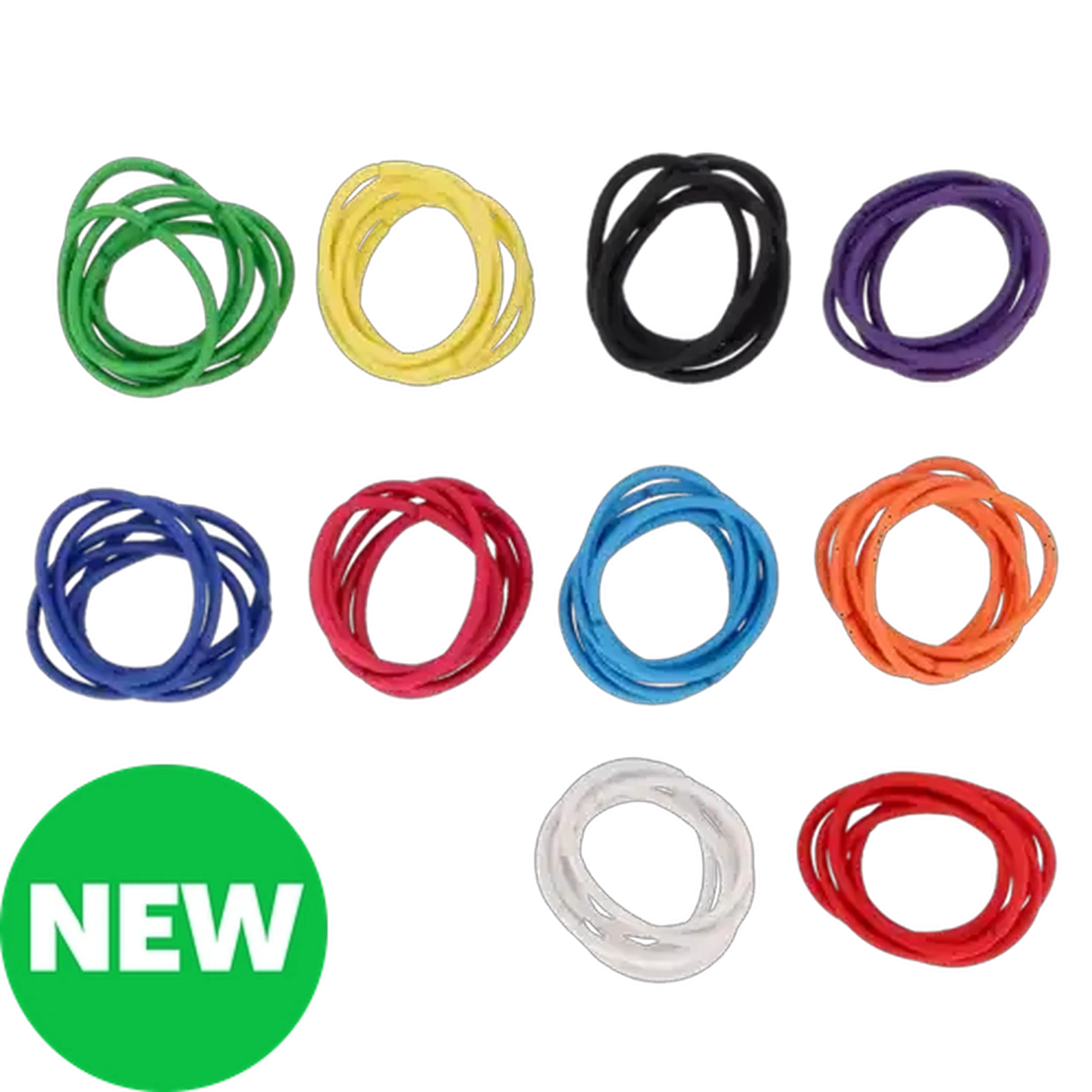 Image of Pretty Girl Core Elastics 60-Pack (Colour May Vary)