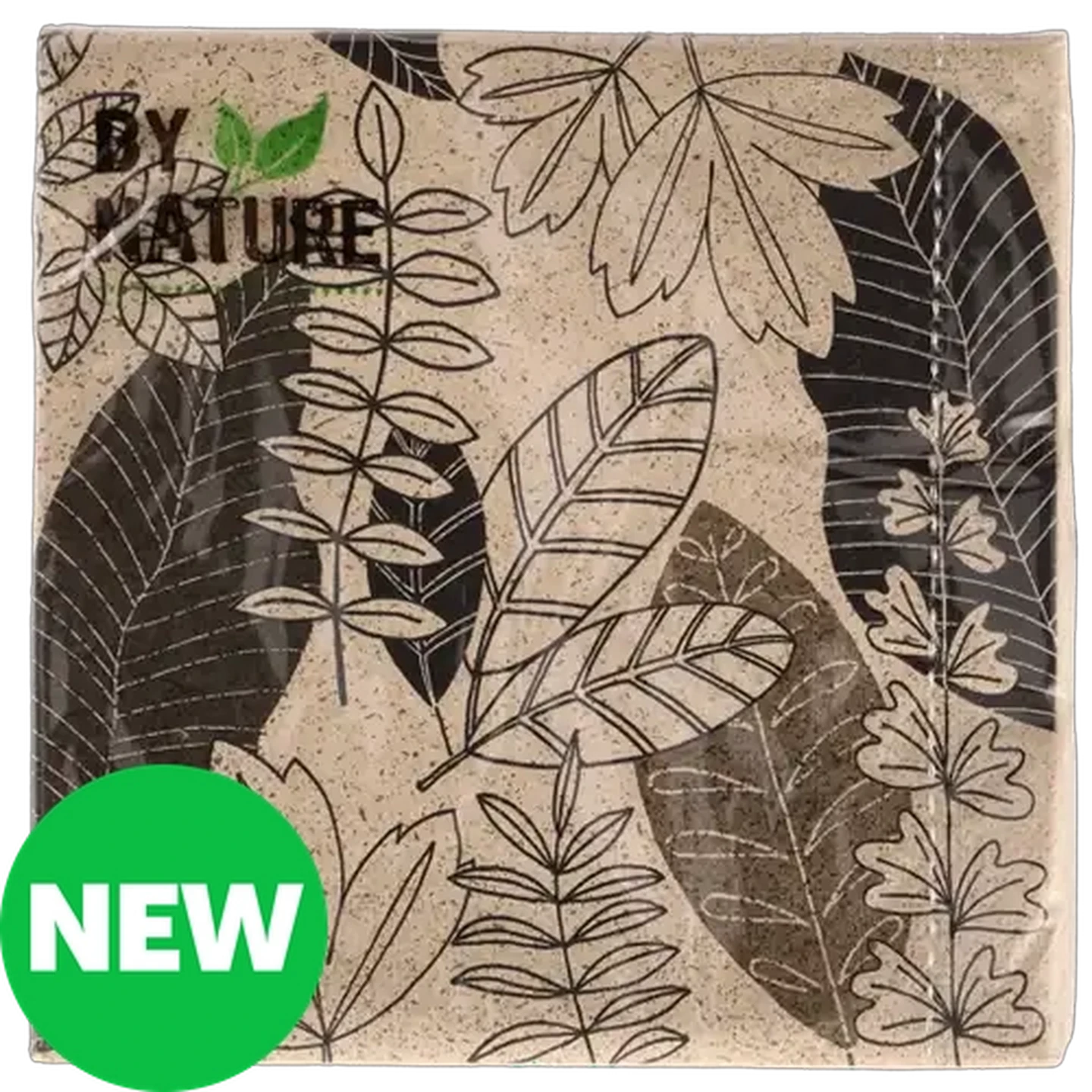 Image of By Nature Boho Garden Paper Napkins 3-Ply 33 x 33cm 20-Pack