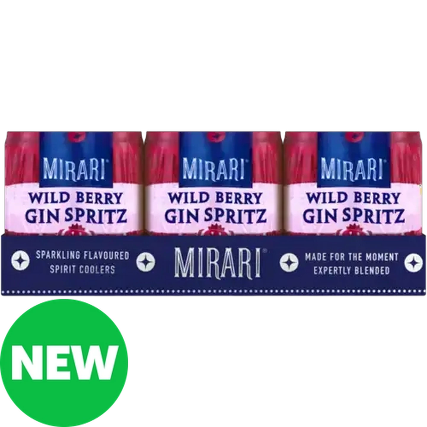 Image of Mirari Wild Berry Gin Spritz Spirit Cooler Cans 24 x 300ml 