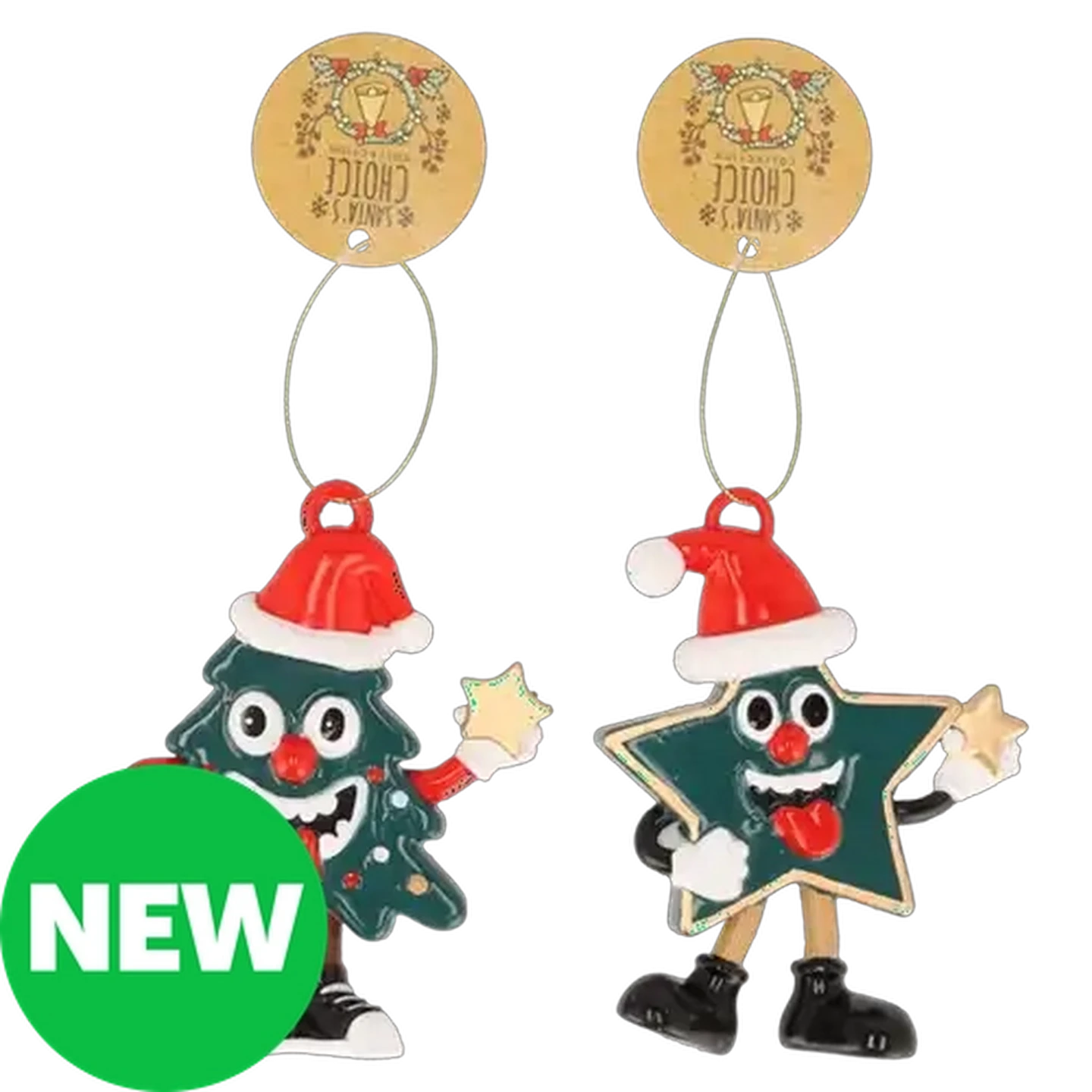 Image of Santa's Choice Cookie Man Christmas Tree Decoration (Design May Vary)