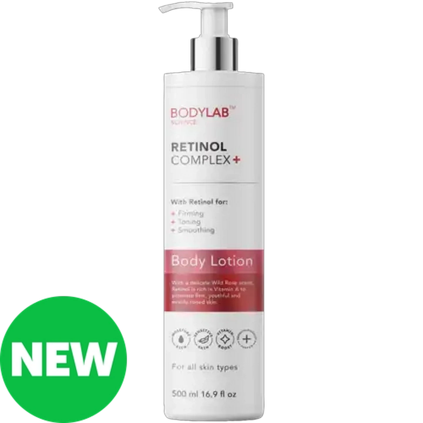 Image of BODYLAB SCIENCE Retinol Complex+ Alcohol Free Body Lotion 500ml 
