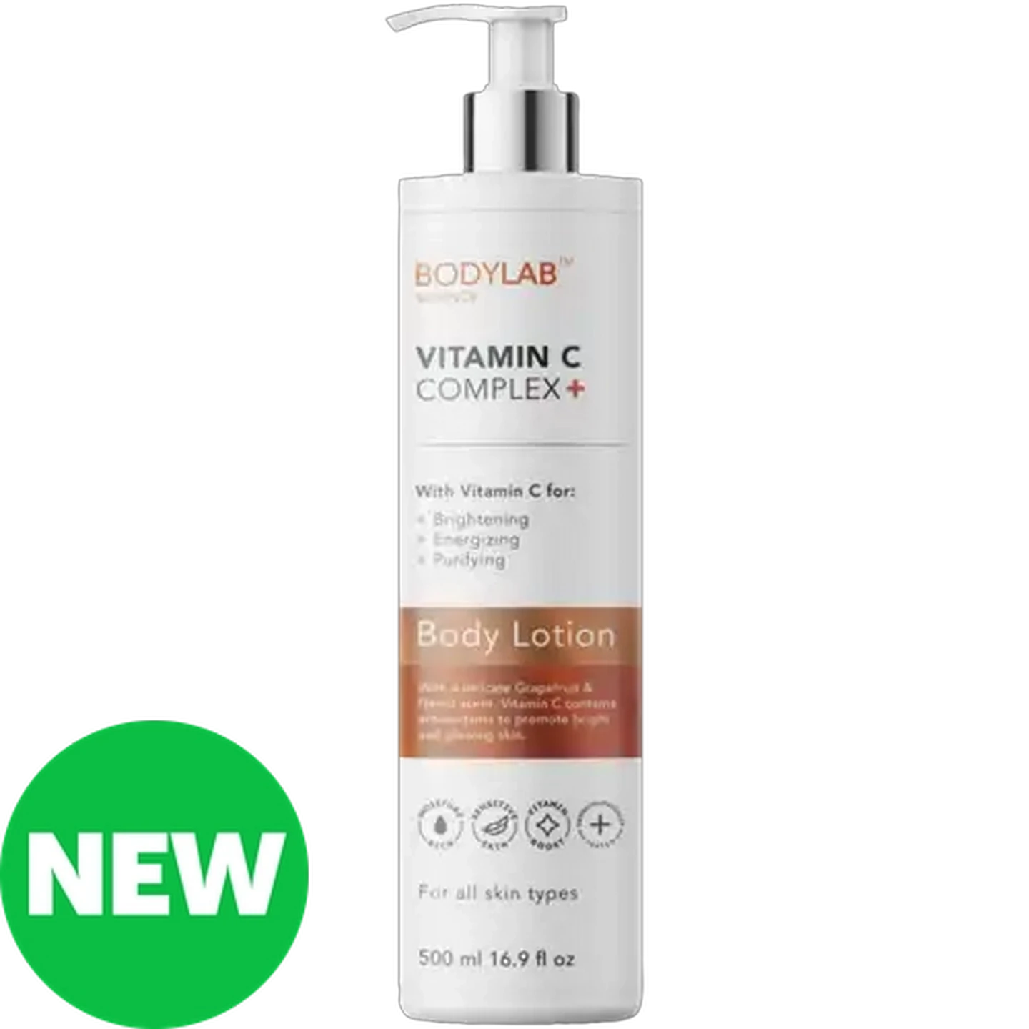 Image of BODYLAB SCIENCE Vitamin C Complex+ Alcohol Free Body Lotion 500ml 