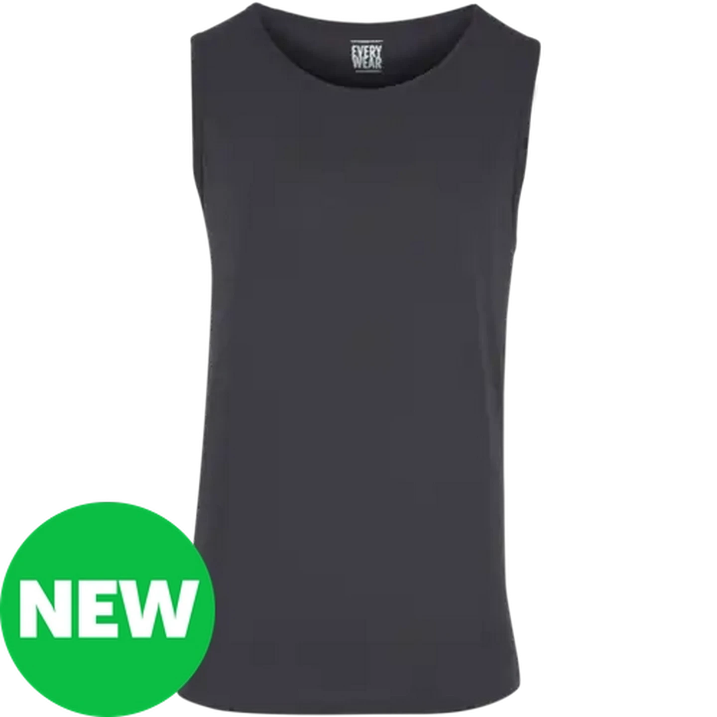 Image of Every Wear Men's Black Basic Vest XXL