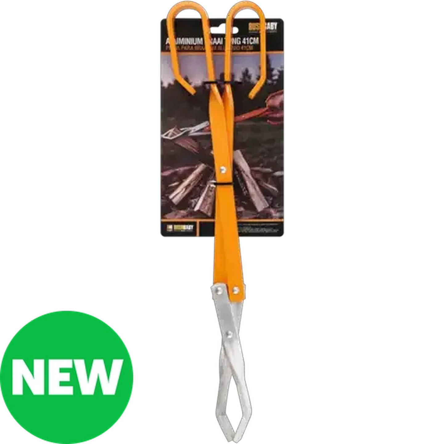 Image of Bush Baby Aluminium Braai Tongs 41cm 