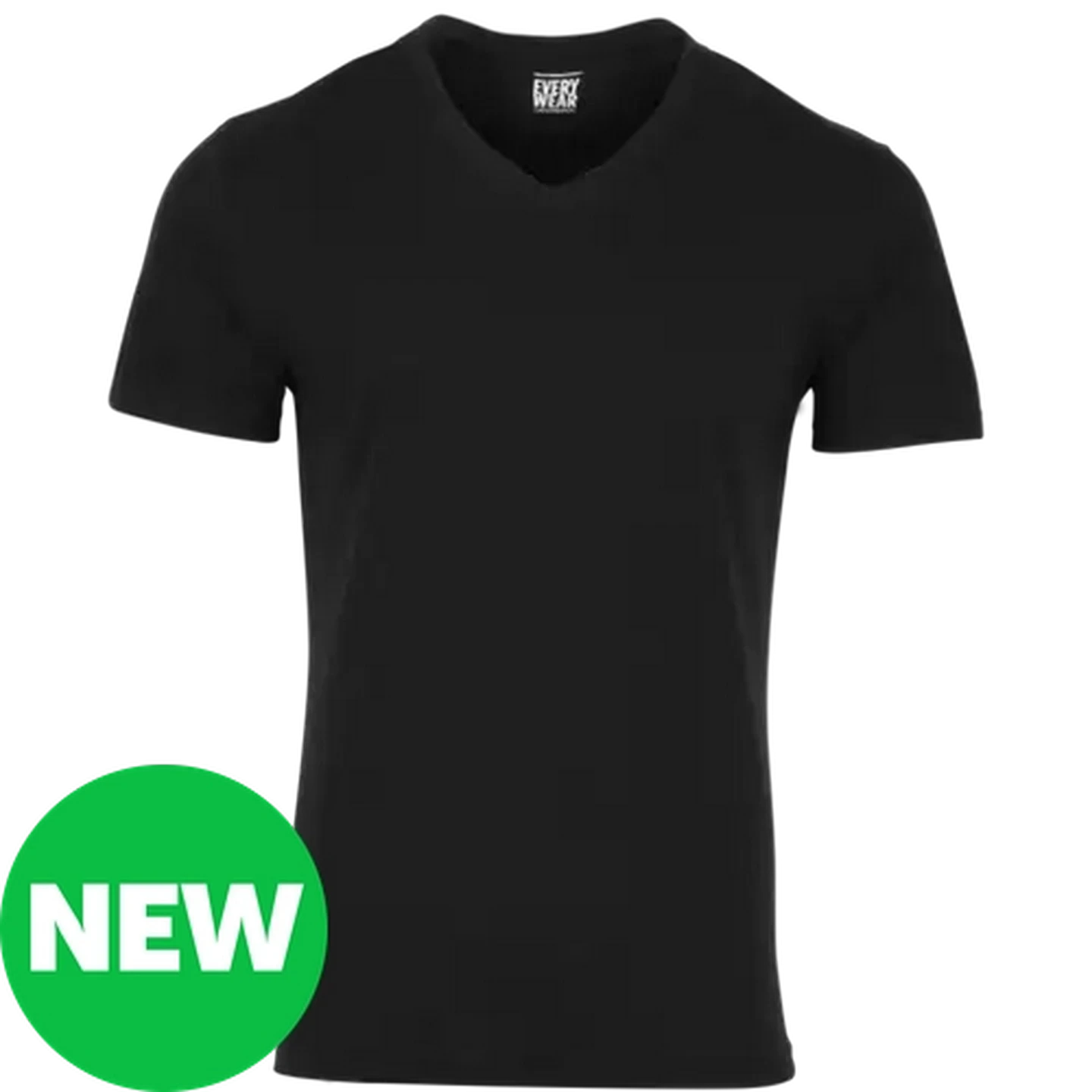Image of Every Wear Men's Black V-Neck T-Shirt Medium