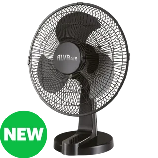 Alva Air Black Plastic Desk Fan 35W (30cm)
