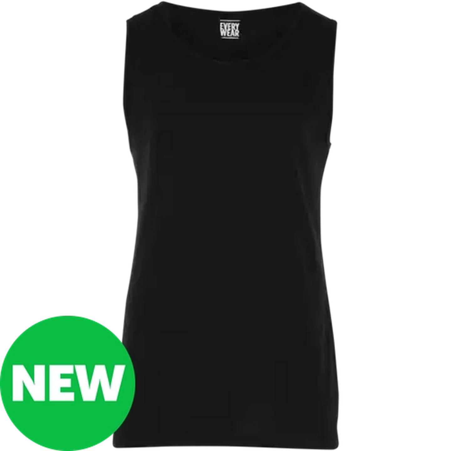Image of Every Wear Men's Black Basic Vest XL