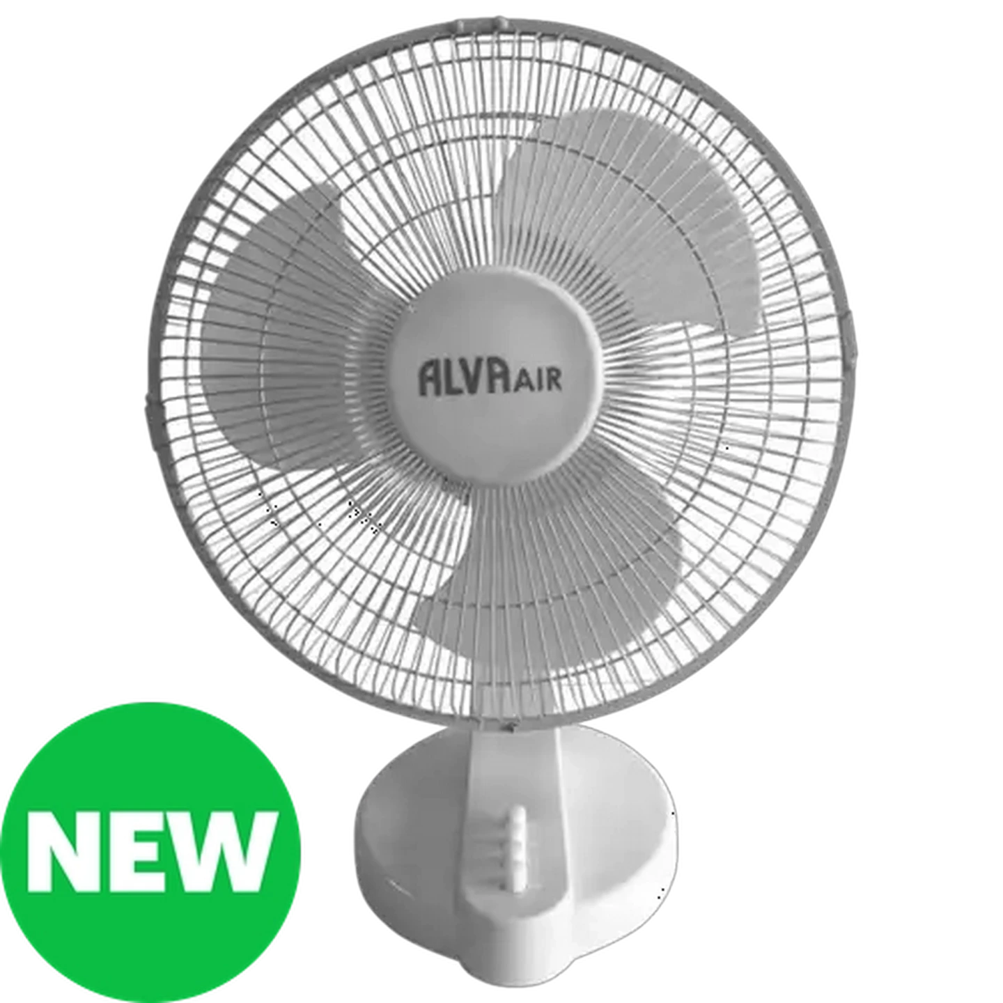 Image of Alva Air White Plastic Desk Fan 35W (30cm)