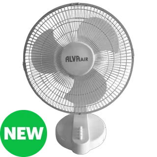 Alva Air White Plastic Desk Fan 35W (30cm)