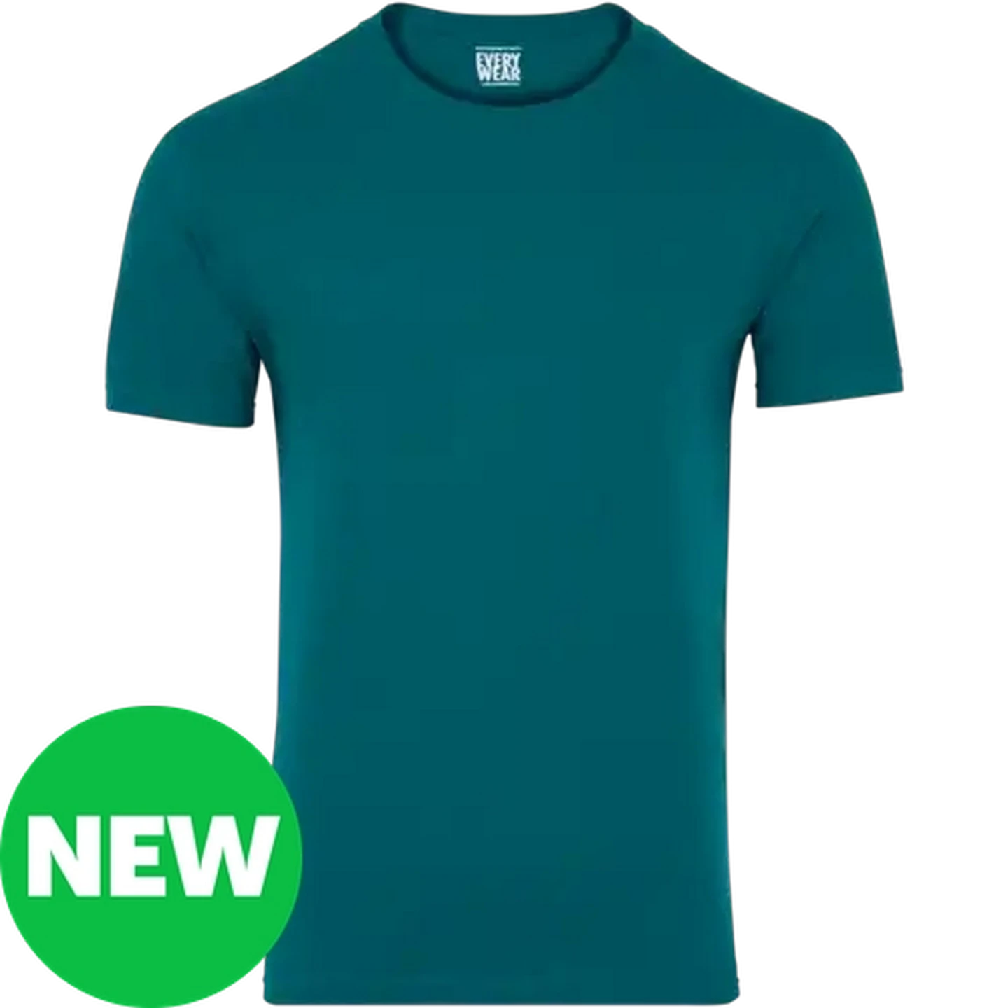 Image of Every Wear Mens Dark Teal Crew Neck T-Shirt XXL
