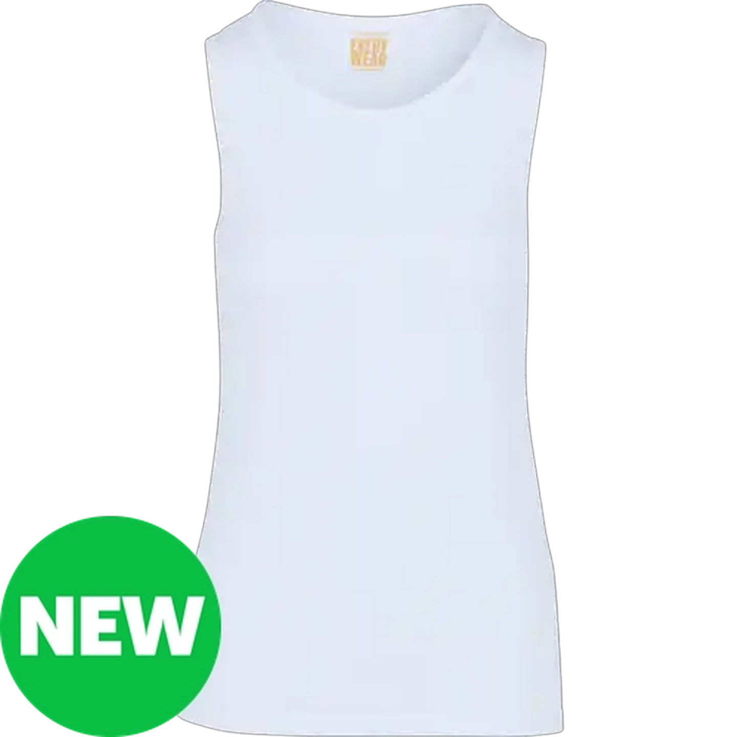 Image of Every Wear Ladies White Basic Vest XL