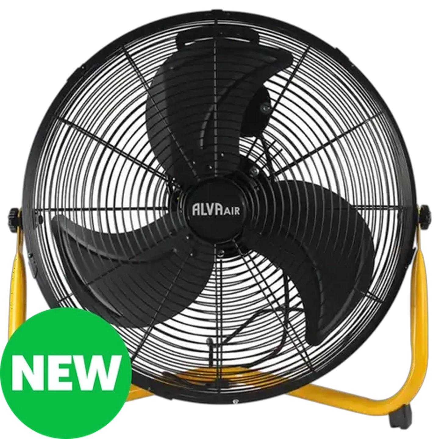 Image of Alva Air Black Industrial Stand Fan 160W (50cm)