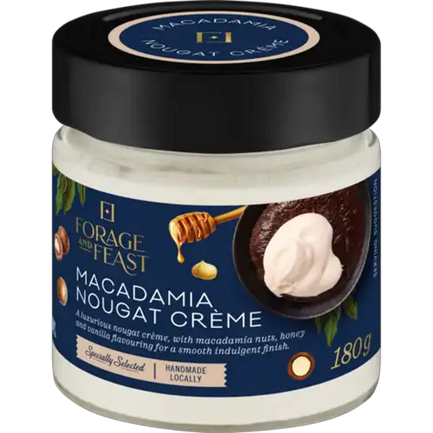 Image of Forage And Feast Macadamia Nougat Crème 180g 