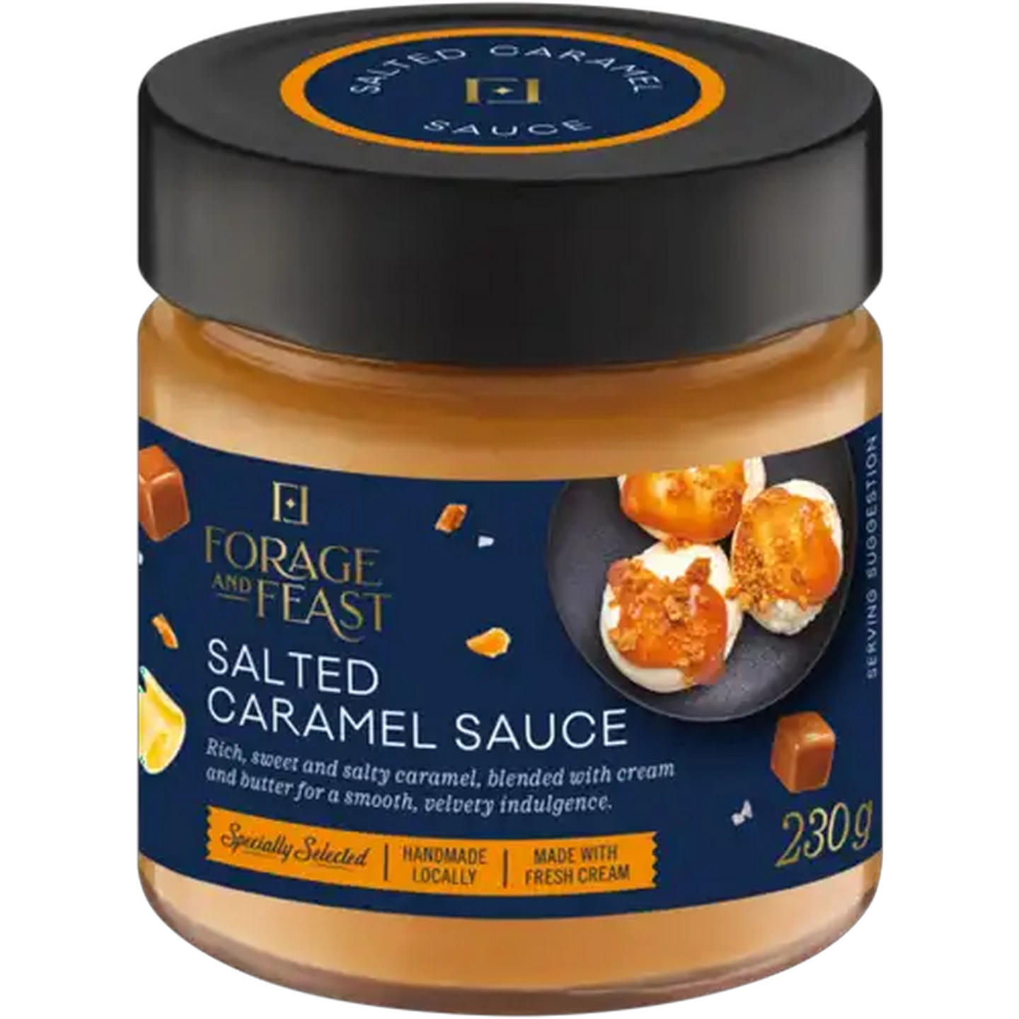 Image of Forage And Feast Salted Caramel Sauce 230g 