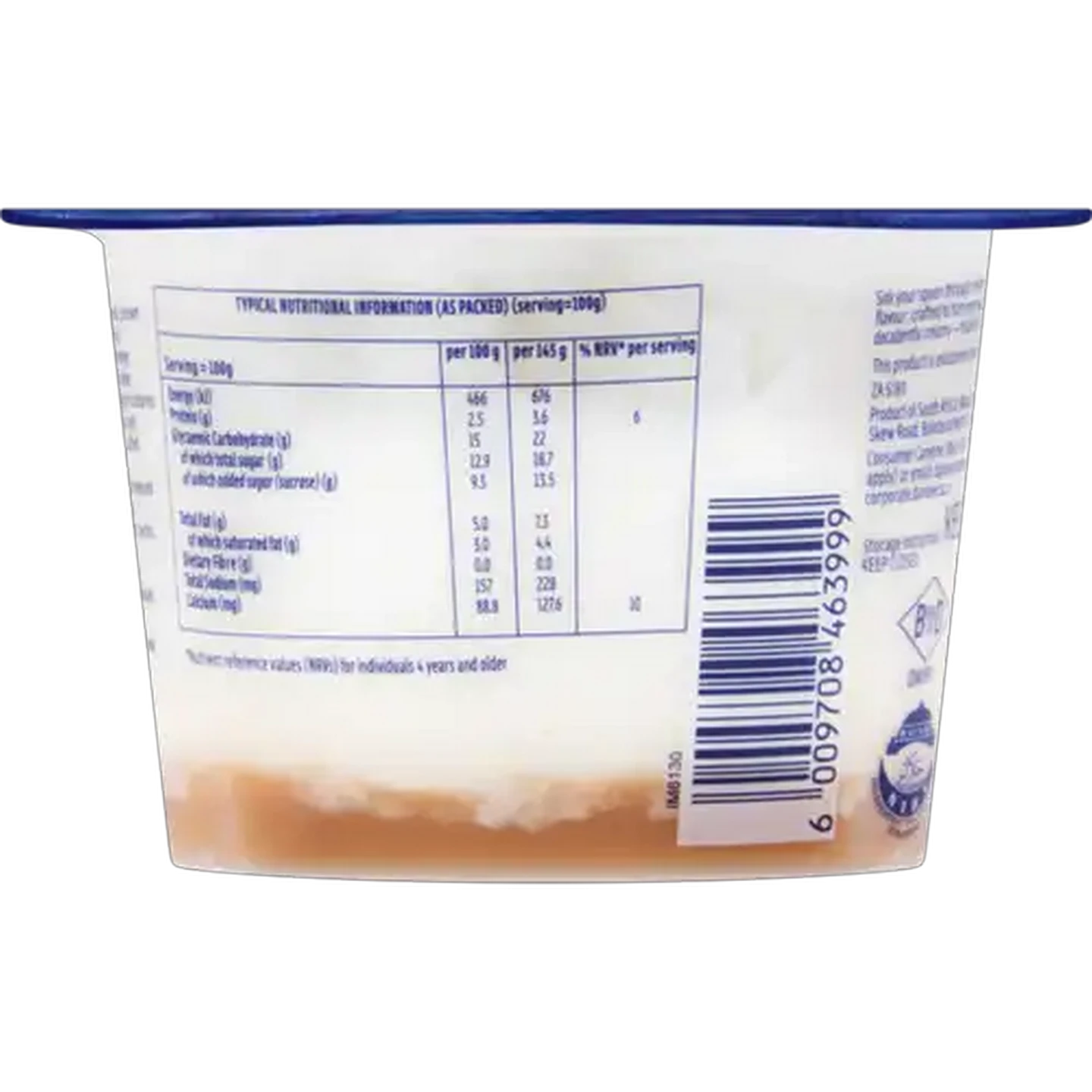 Image of Danone NutriDay Salted Caramel Flavoured Double Cream Yoghurt 145g 