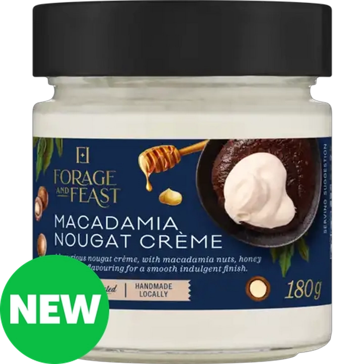 Image of Forage And Feast Macadamia Nougat Crème 180g 