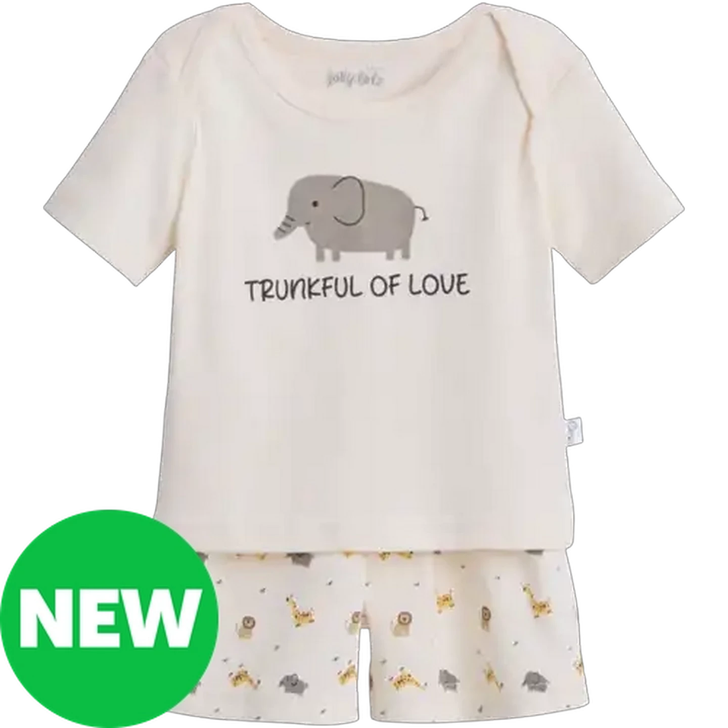 Image of Jolly Tots Basics Sleep Set 2 Piece 12 - 18 Months